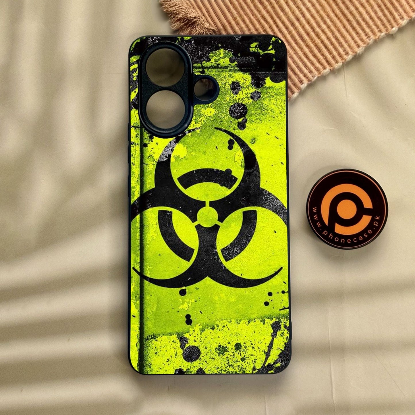 Vivo V60 Lite - Biohazard Design 9 - Premium Metal Printed Soft Bumper Shock Proof Case