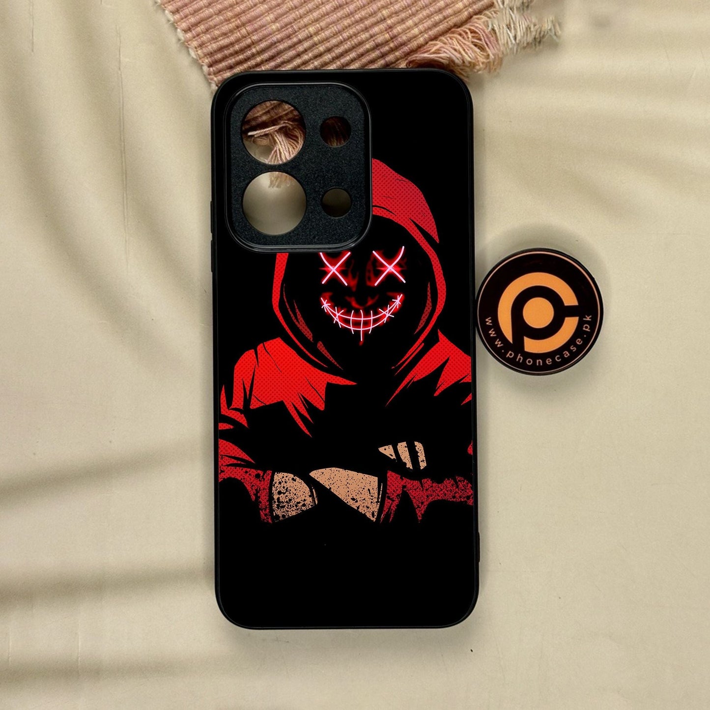 Xiaomi Redmi 15C - Anonymous 2.0 Design 5 - Premium Metal Printed Soft Bumper Shock Proof Case