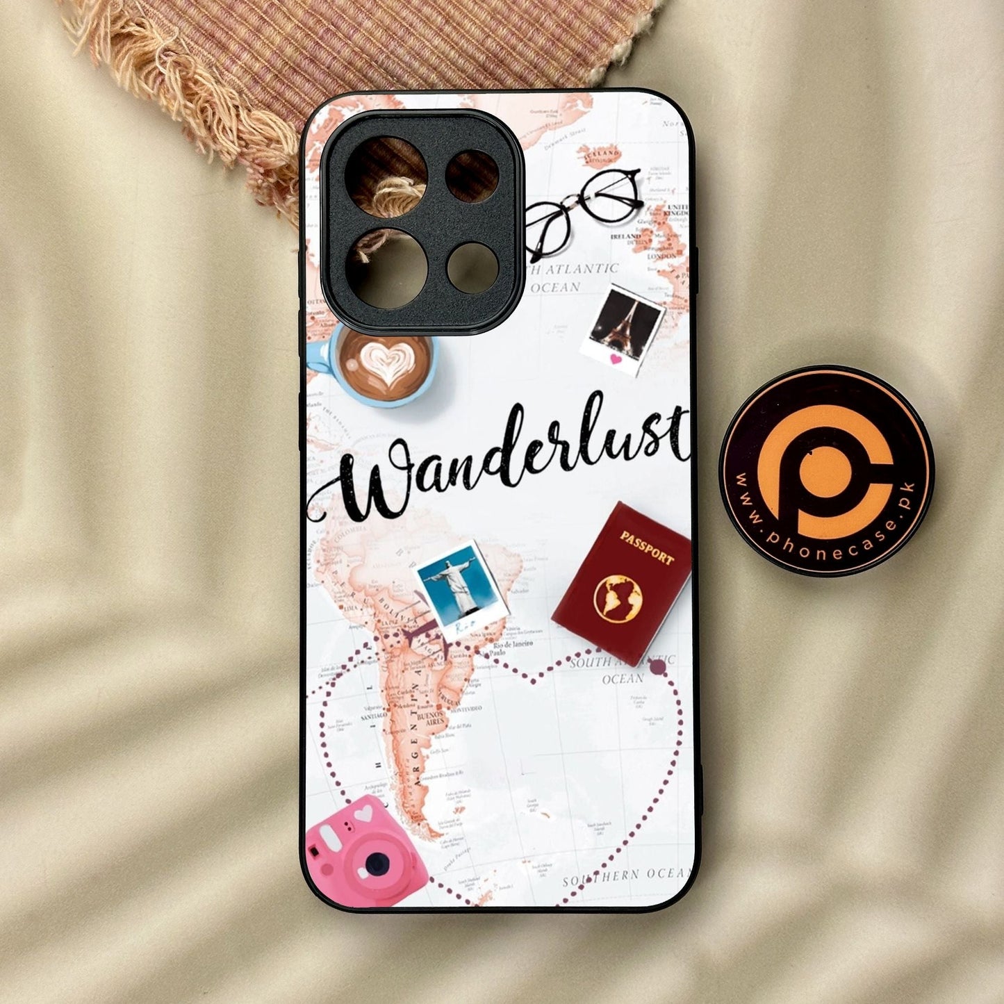 OnePlus 13s - World Journey - Premium Metal Printed Soft Bumper Shock Proof Case