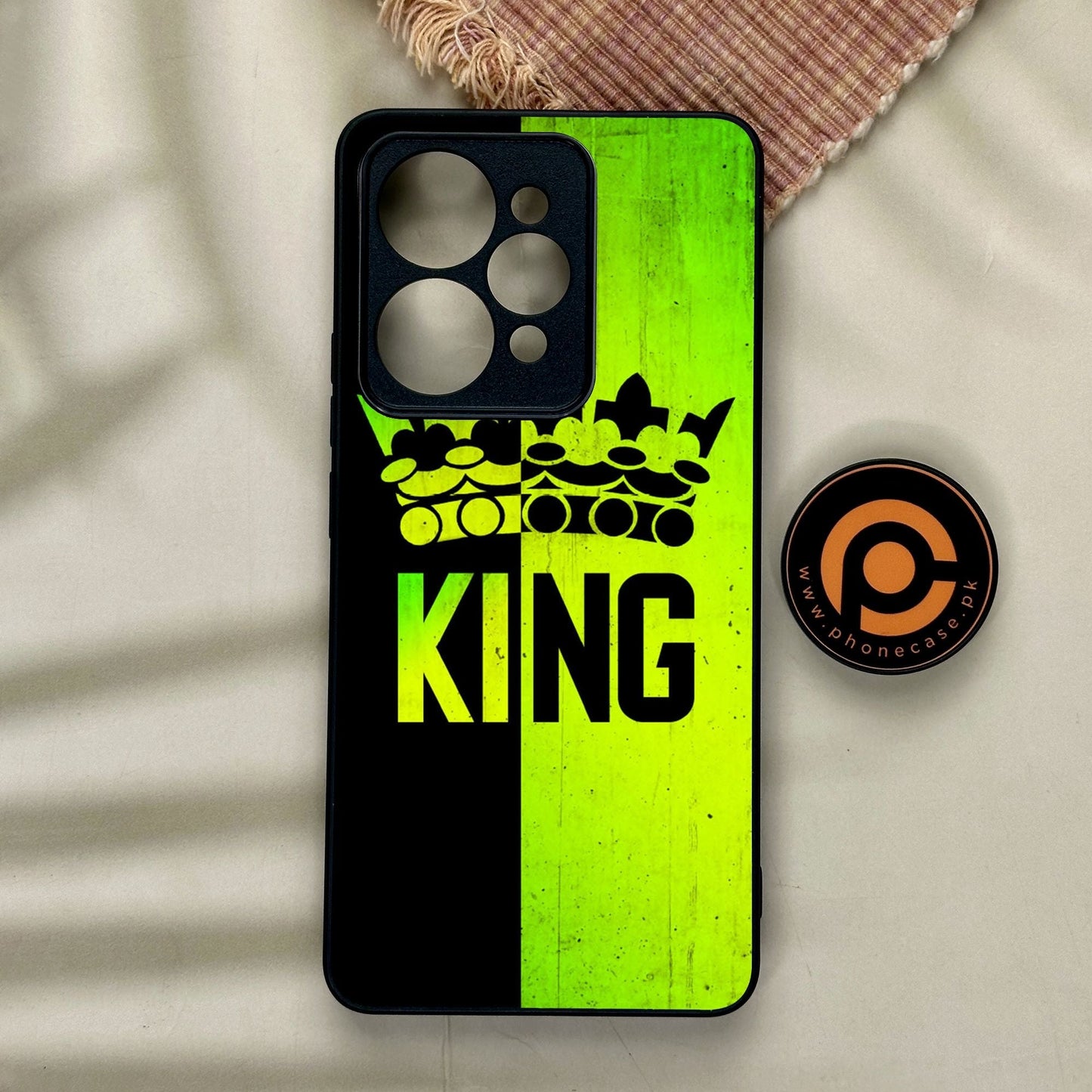 Realme 15 Pro - King Design 3 - Premium Metal Printed Soft Bumper Shock Proof Case