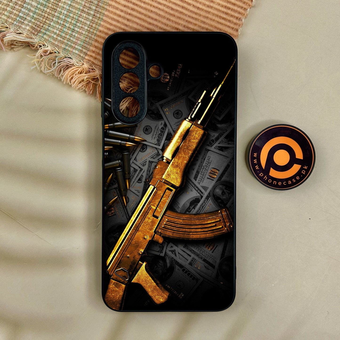 Samsung Galaxy A17 - Dollar Design 6 - Premium Metal Printed Soft Bumper Shock Proof Case