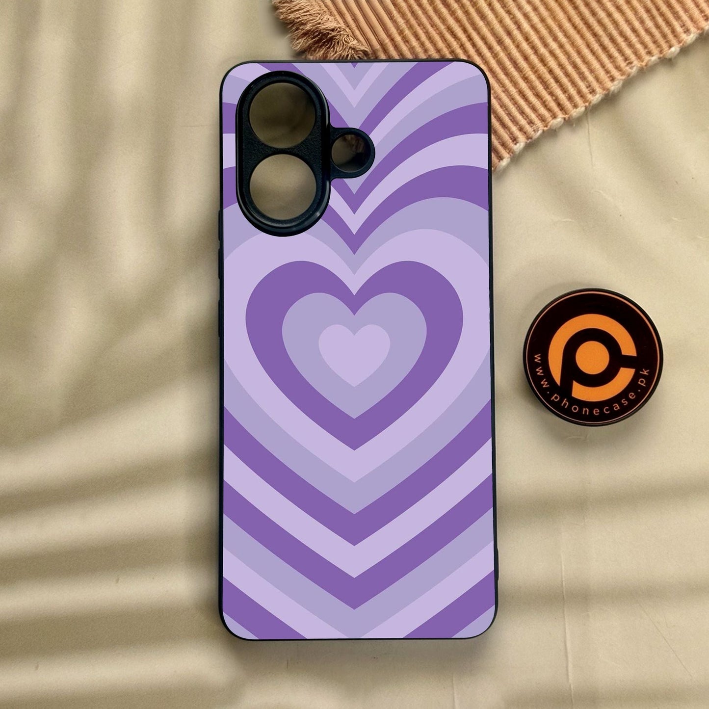 Vivo V60 Lite - Heartbeat Design 8 - Premium Metal Printed Soft Bumper Shock Proof Case