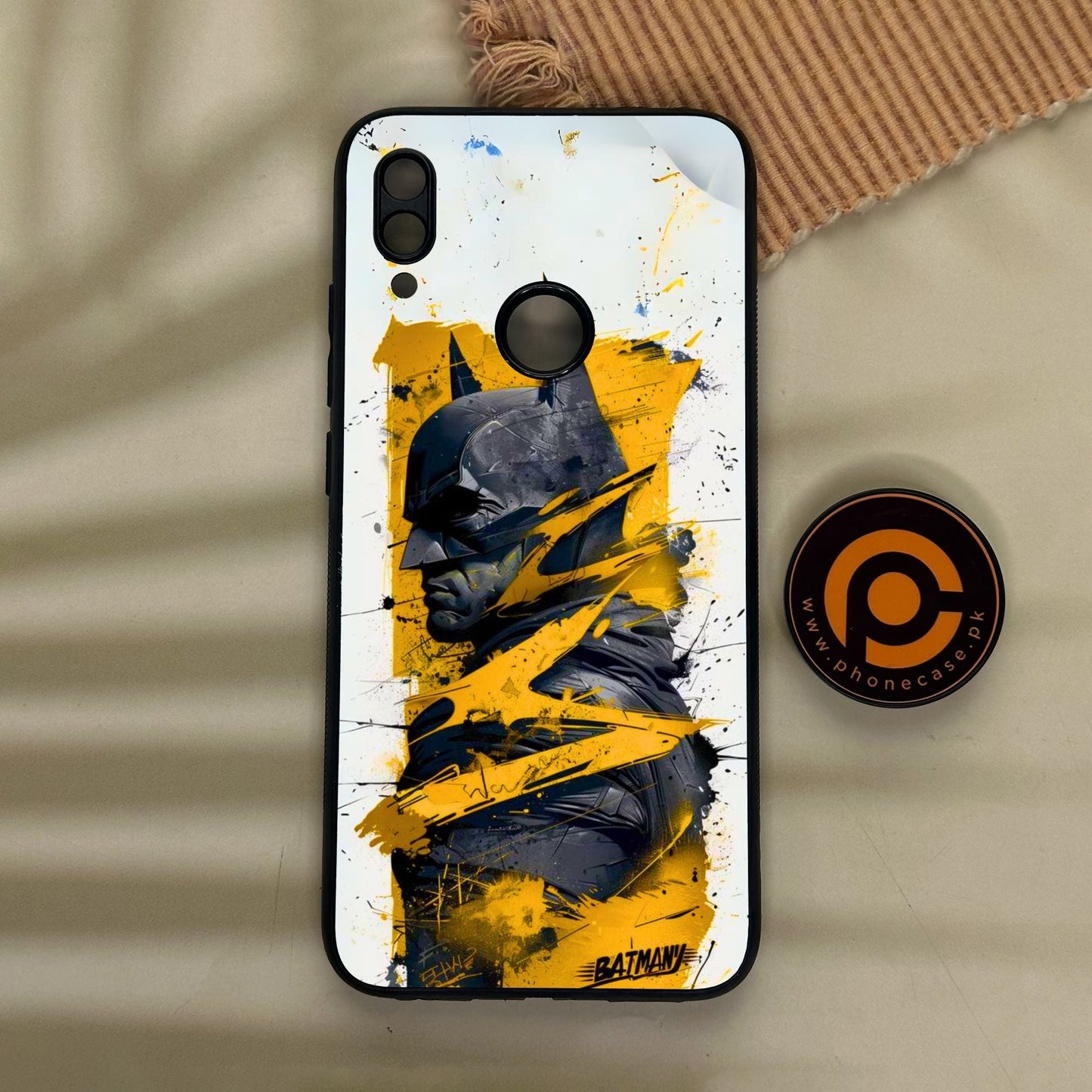 Redmi Note 7 - Shattered Heroics - Premium Metal Printed Soft Bumper Shock Proof Case