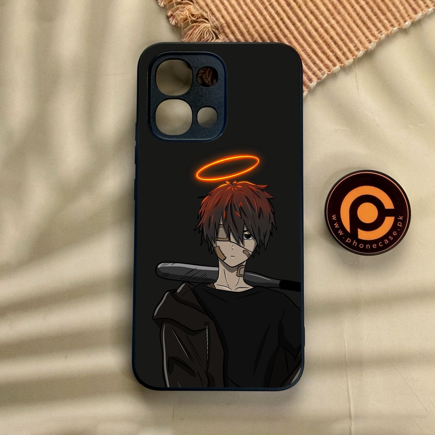 Oppo A6 Pro - Anime Series Design 6 - Premium Metal Printed Soft Bumper Shock Proof Case