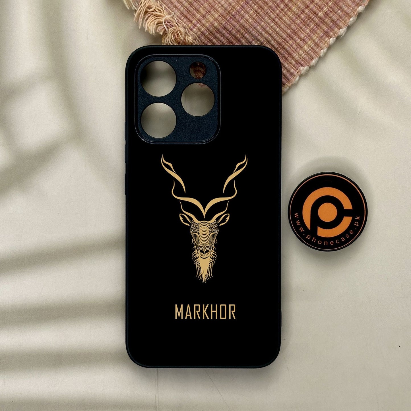 Realme 15T - Markhor Design 3 - Premium Metal Printed Soft Bumper Shock Proof Case