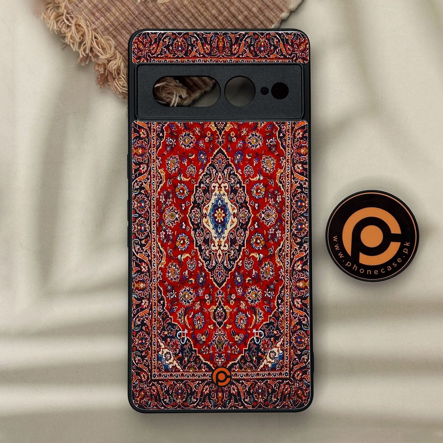Google Pixel 7 Pro - Persian Rug Design 2 - Premium Metal Printed Soft Bumper Shock Proof Case