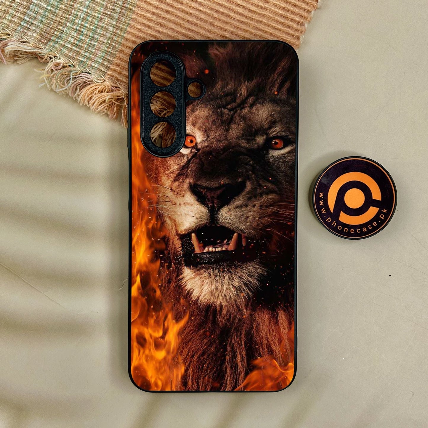 Samsung Galaxy A17 - Tiger Design 2 - Premium Metal Printed Soft Bumper Shock Proof Case