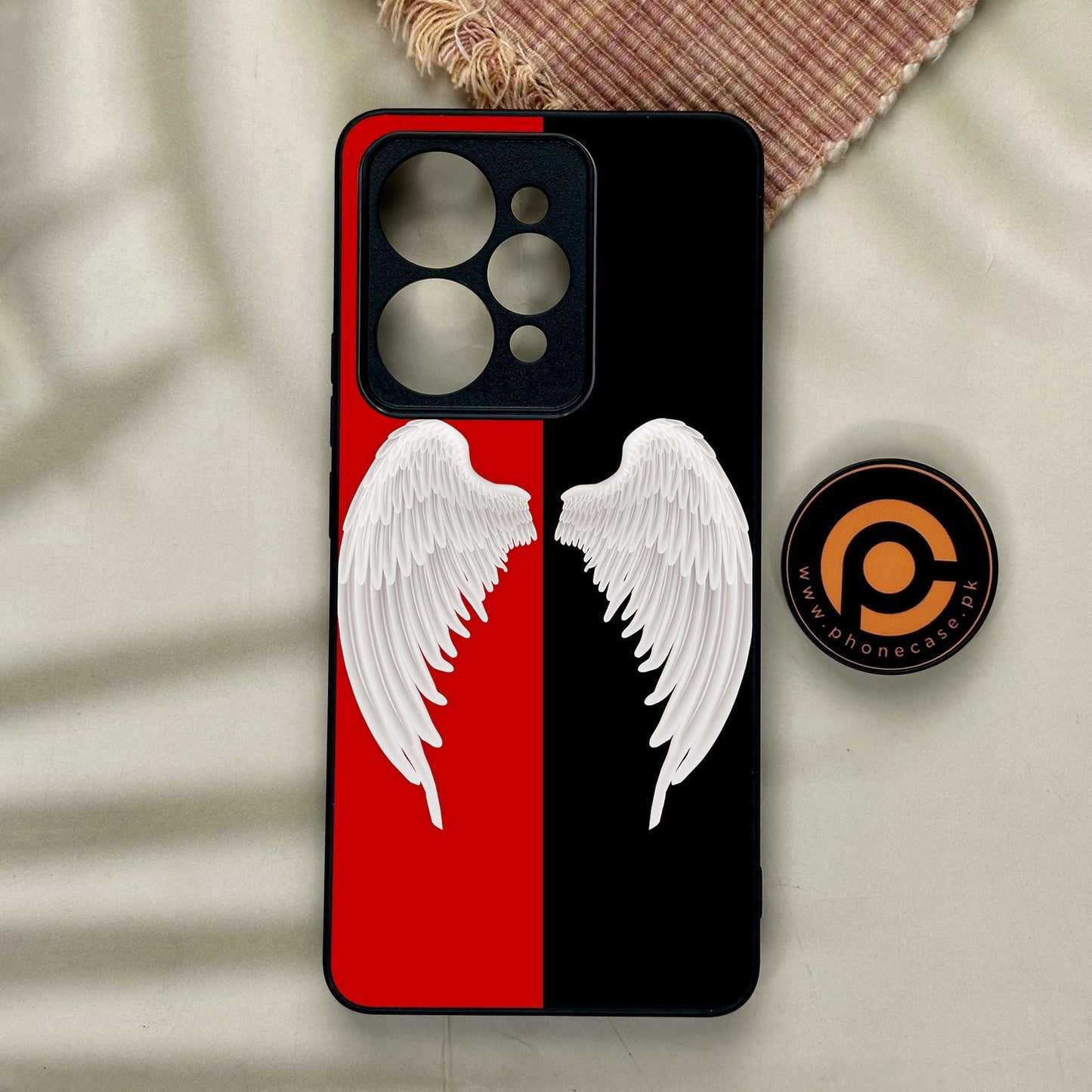 Realme 15 - Angel 2.0 Design 4 - Premium Metal Printed Soft Bumper Shock Proof Case