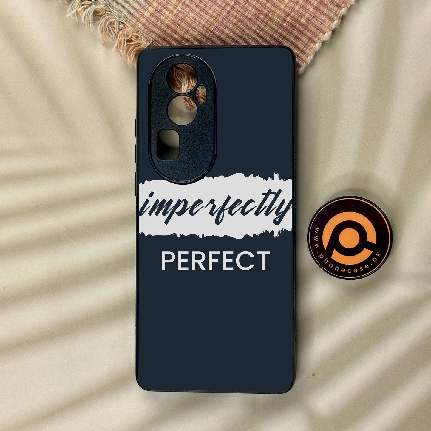 Oppo Reno 10 Pro Plus - Imperfectly - Premium Metal Printed Soft Bumper Shock Proof Case