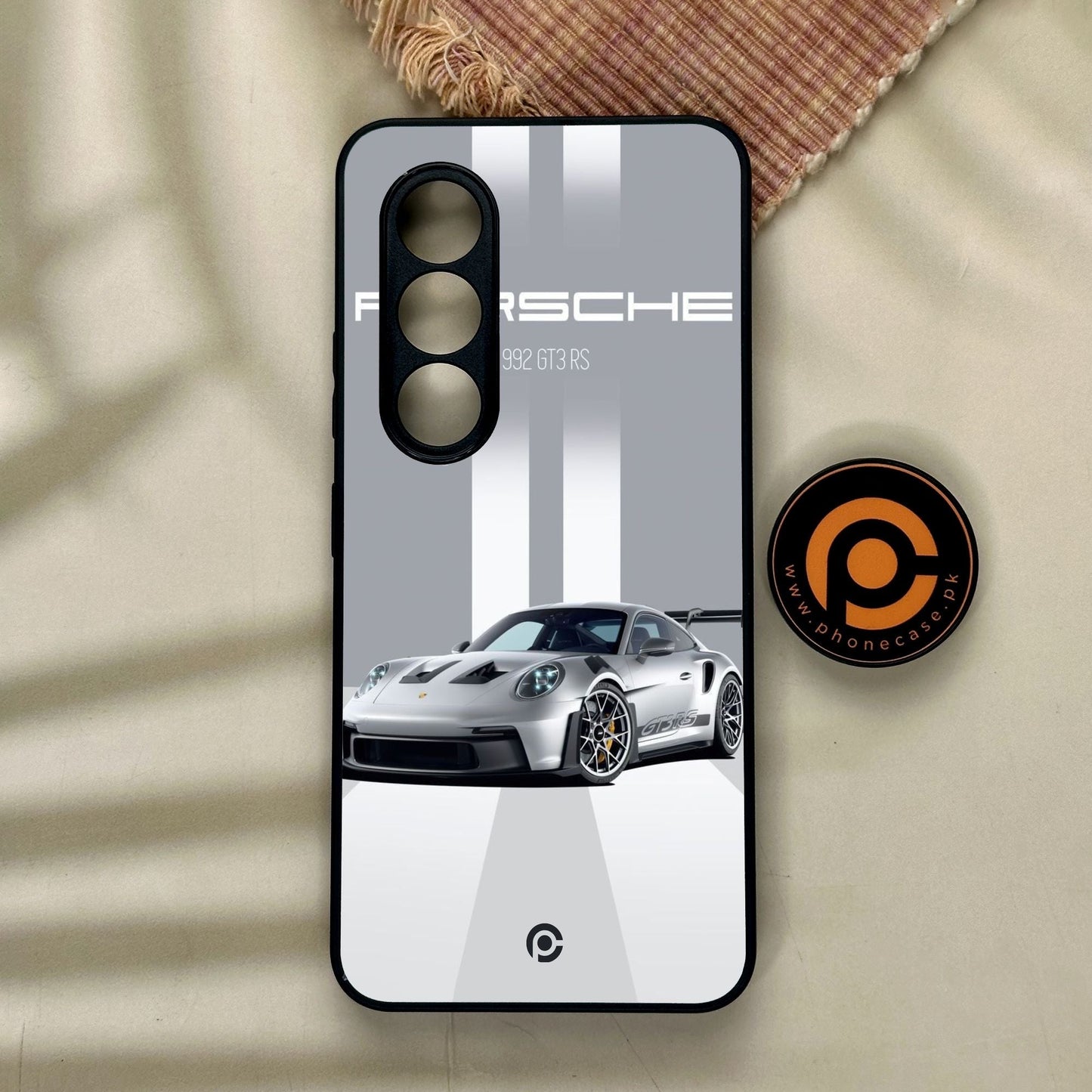 Itel S25 - Porsche Gt3 Rs Thrill - Premium Metal Printed Soft Bumper Shock Proof Case