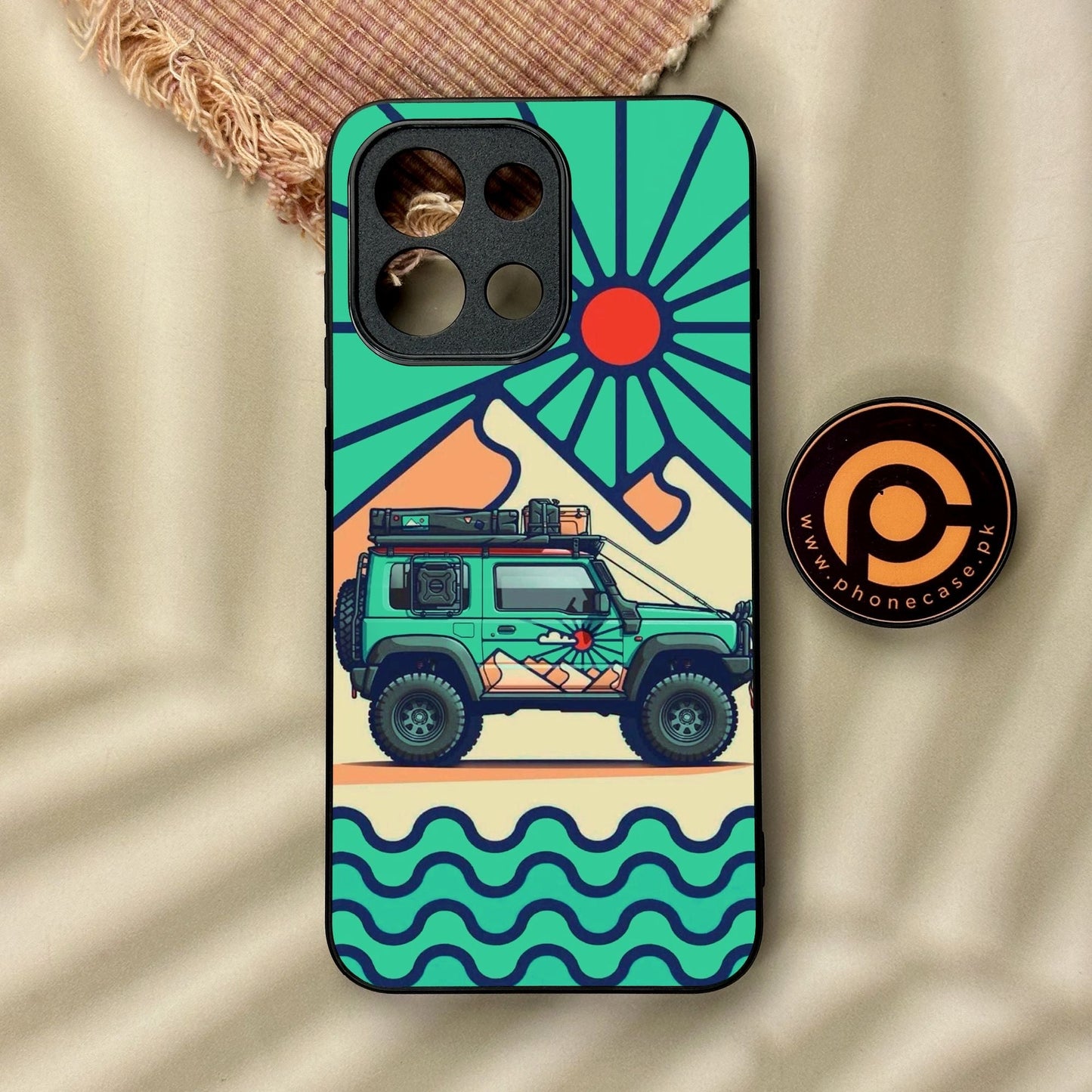 OnePlus 13s - Suzuki Jimny Design - Premium Metal Printed Soft Bumper Shock Proof Case