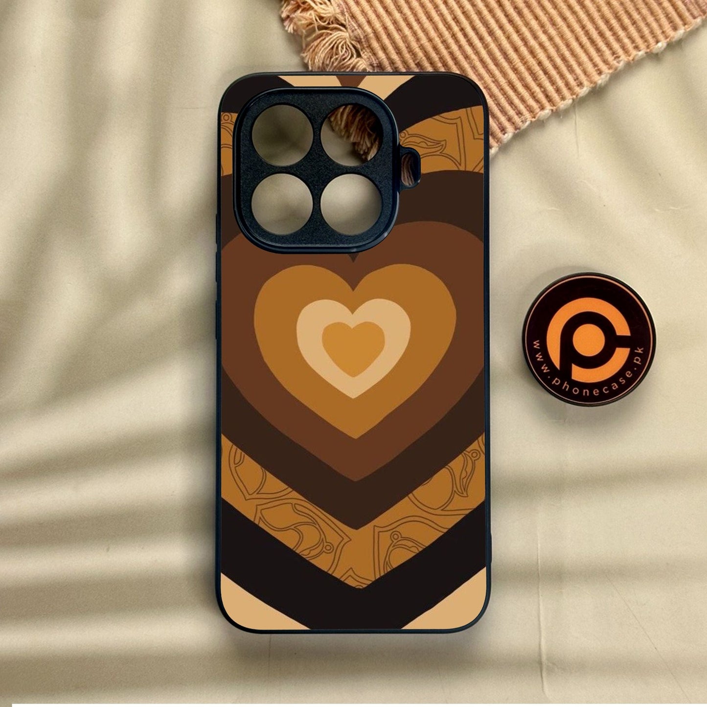 Xiaomi 15T Pro - Heart 2.0 Design 5 - Premium Metal Printed Soft Bumper Shock Proof Case