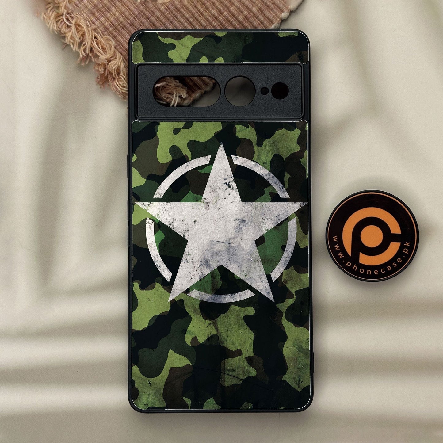 Google Pixel 7 Pro - Ndcom - Premium Metal Printed Soft Bumper Shock Proof Case CS-38770