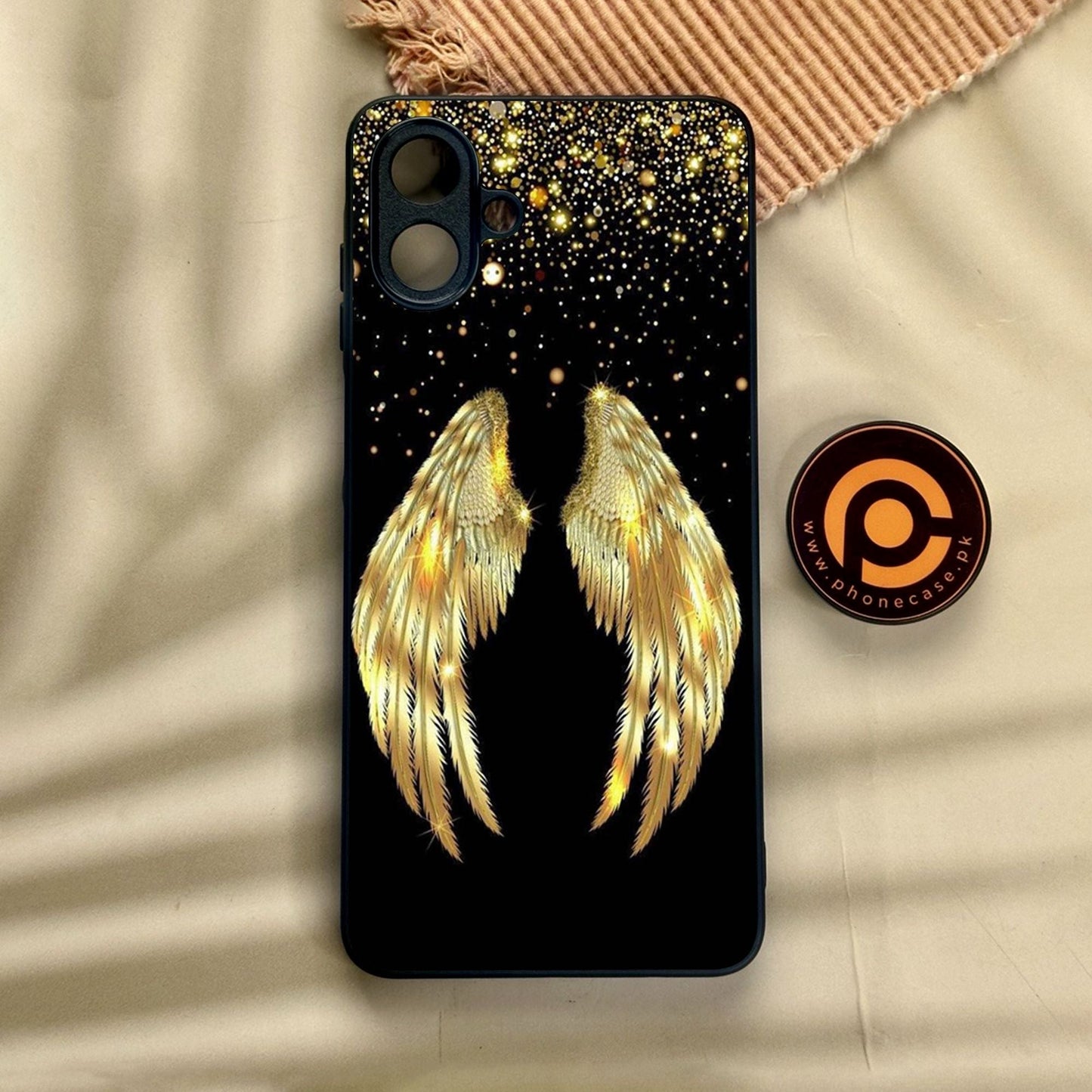 Samsung Galaxy A07 - Angel Wings Design 1 - Premium Metal Printed Soft Bumper Shock Proof Case