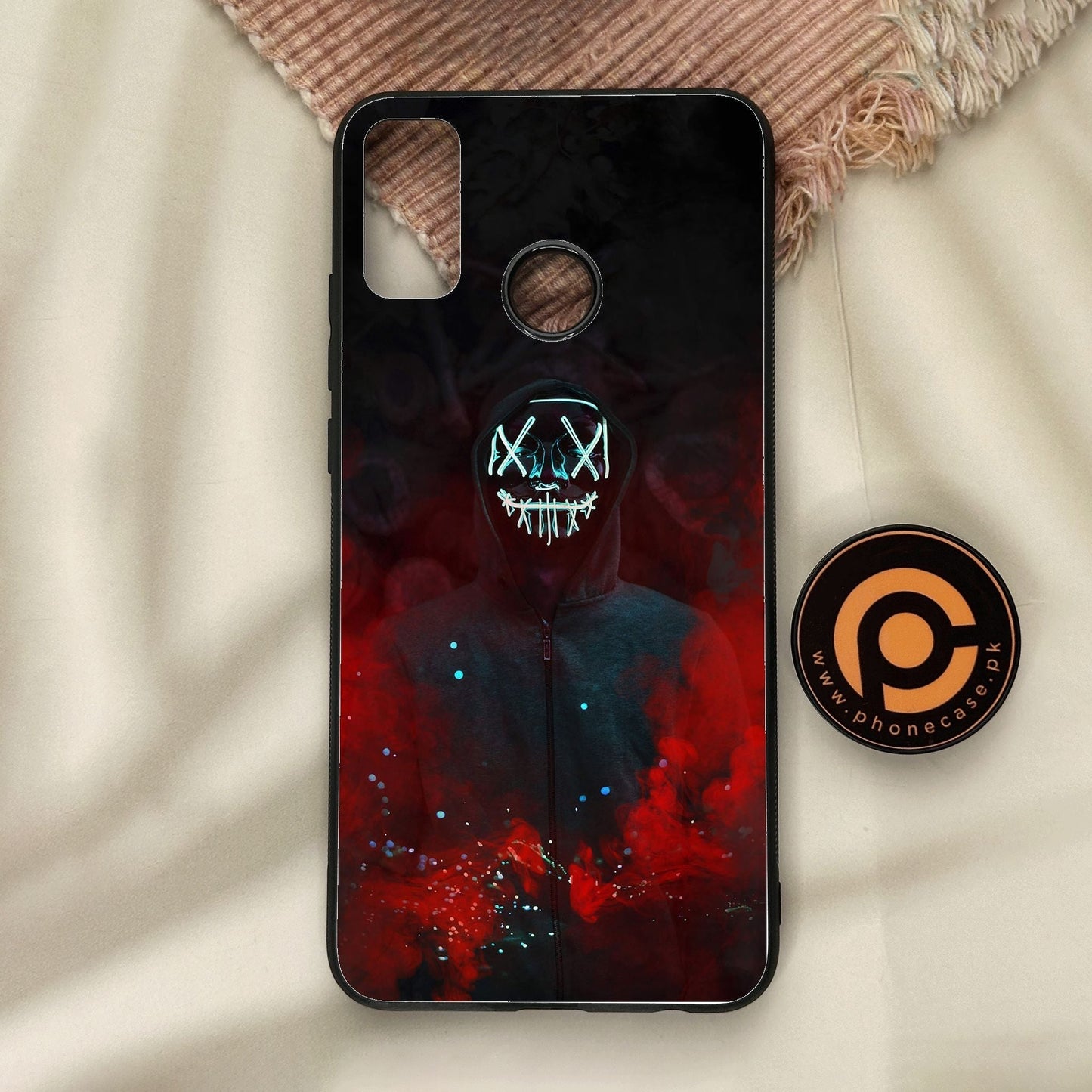 Honor 9X Lite - Anonymous 2.0 Design 3 - Premium Metal Printed Soft Bumper Shock Proof Case