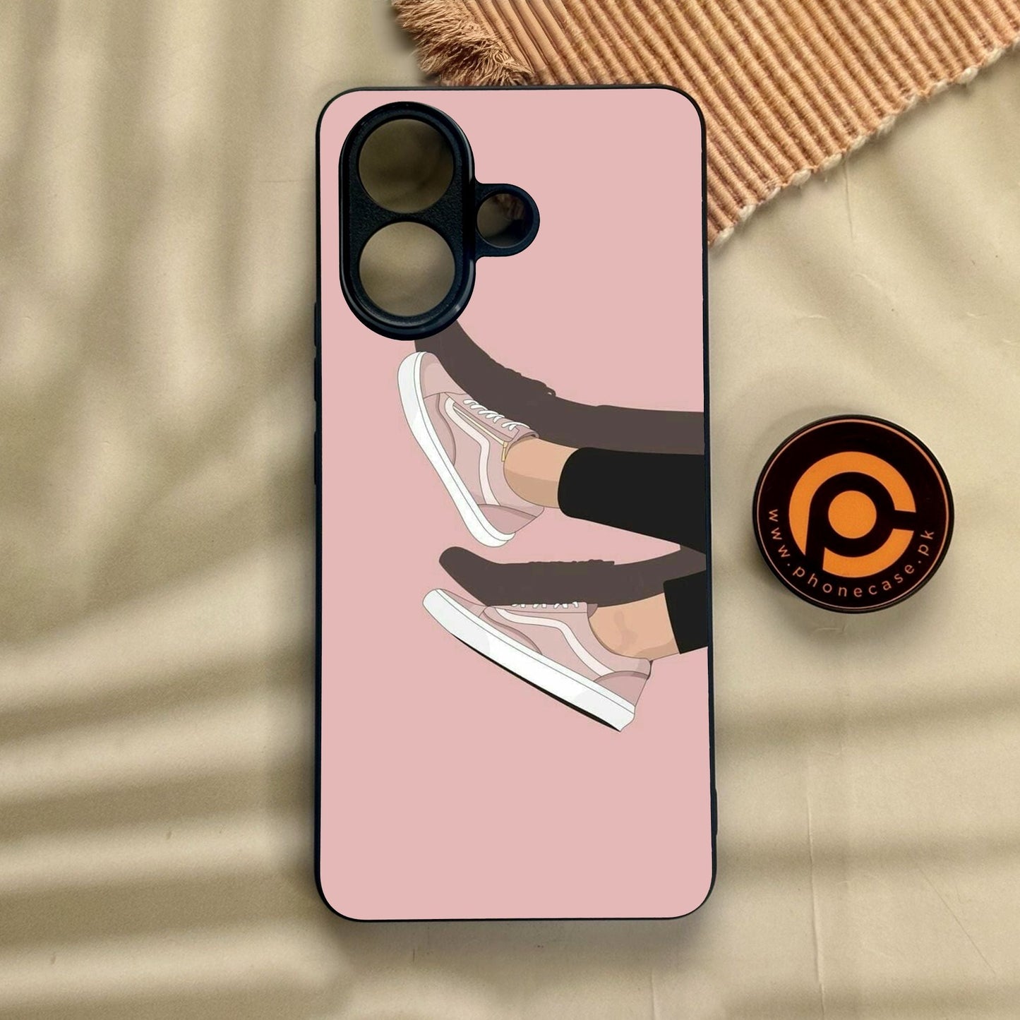 Vivo V60 Lite - Anime Girls Design 9 - Premium Metal Printed Soft Bumper Shock Proof Case