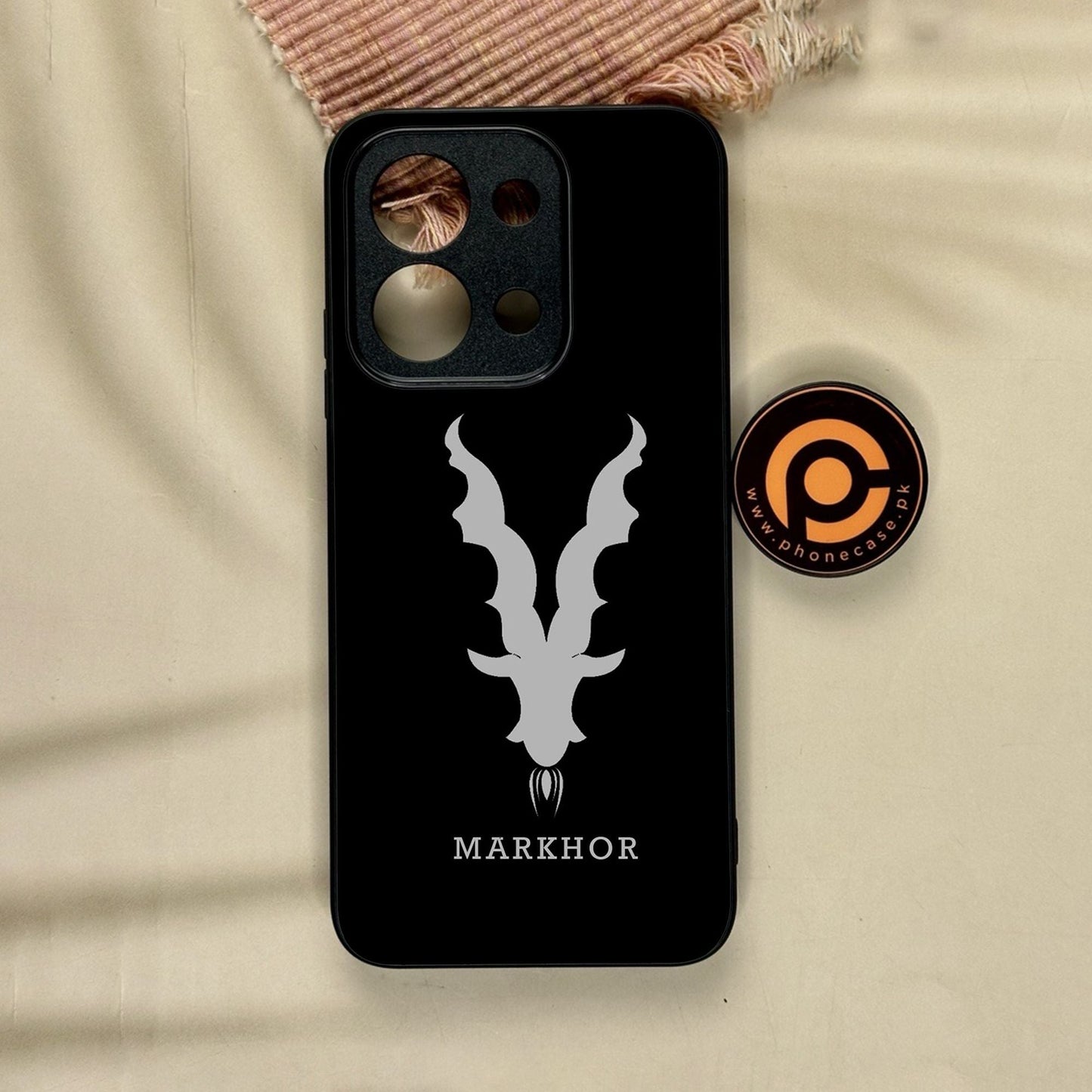 Xiaomi Redmi 15C - Markhor Design 9 - Premium Metal Printed Soft Bumper Shock Proof Case