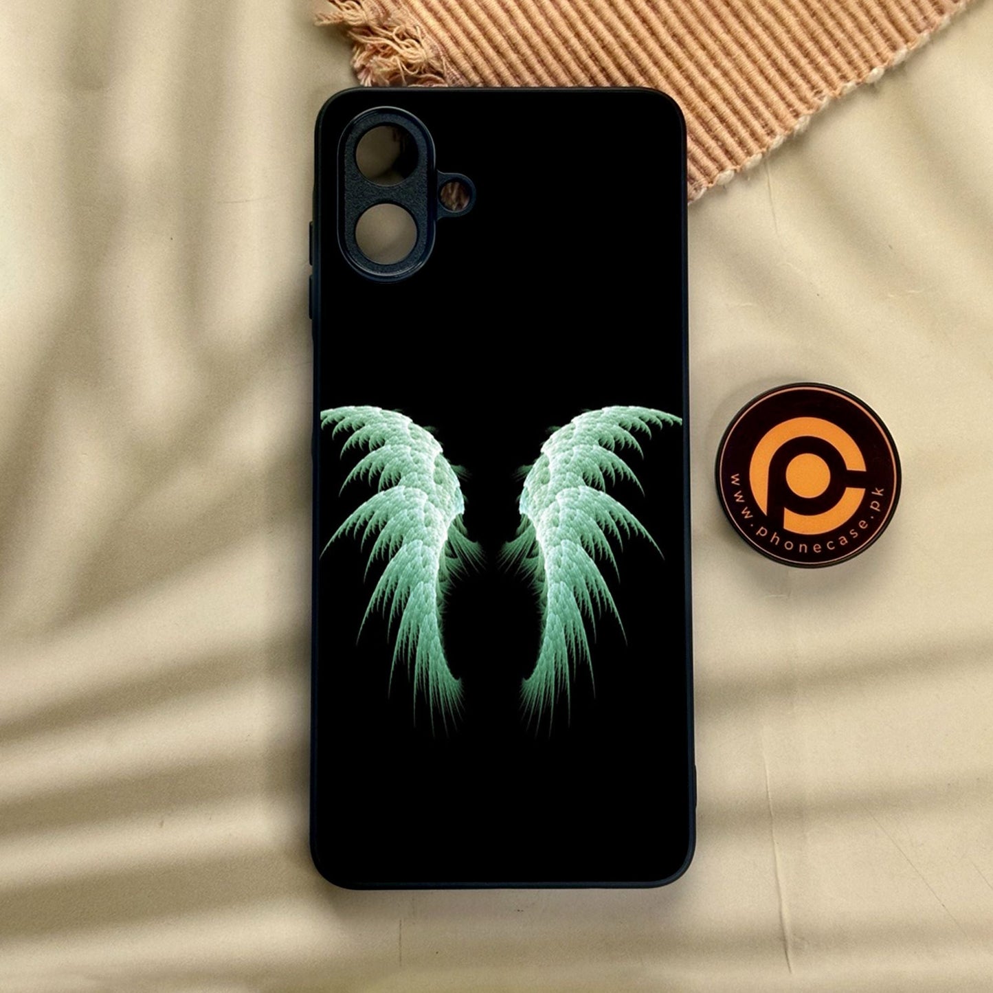 Samsung Galaxy A07 - Angel Wings Design 5 - Premium Metal Printed Soft Bumper Shock Proof Case