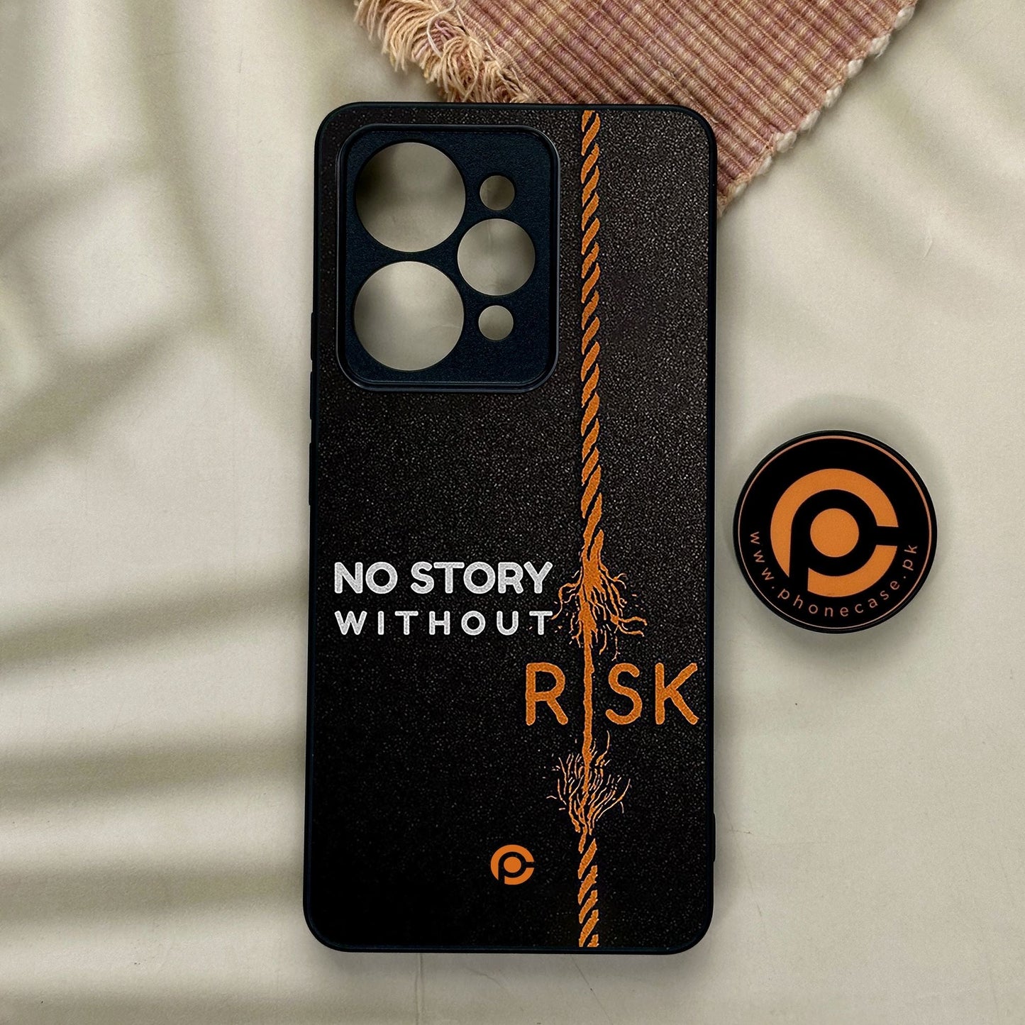 Realme 15 Pro - The Risk Taker - Premium Metal Printed Soft Bumper Shock Proof Case