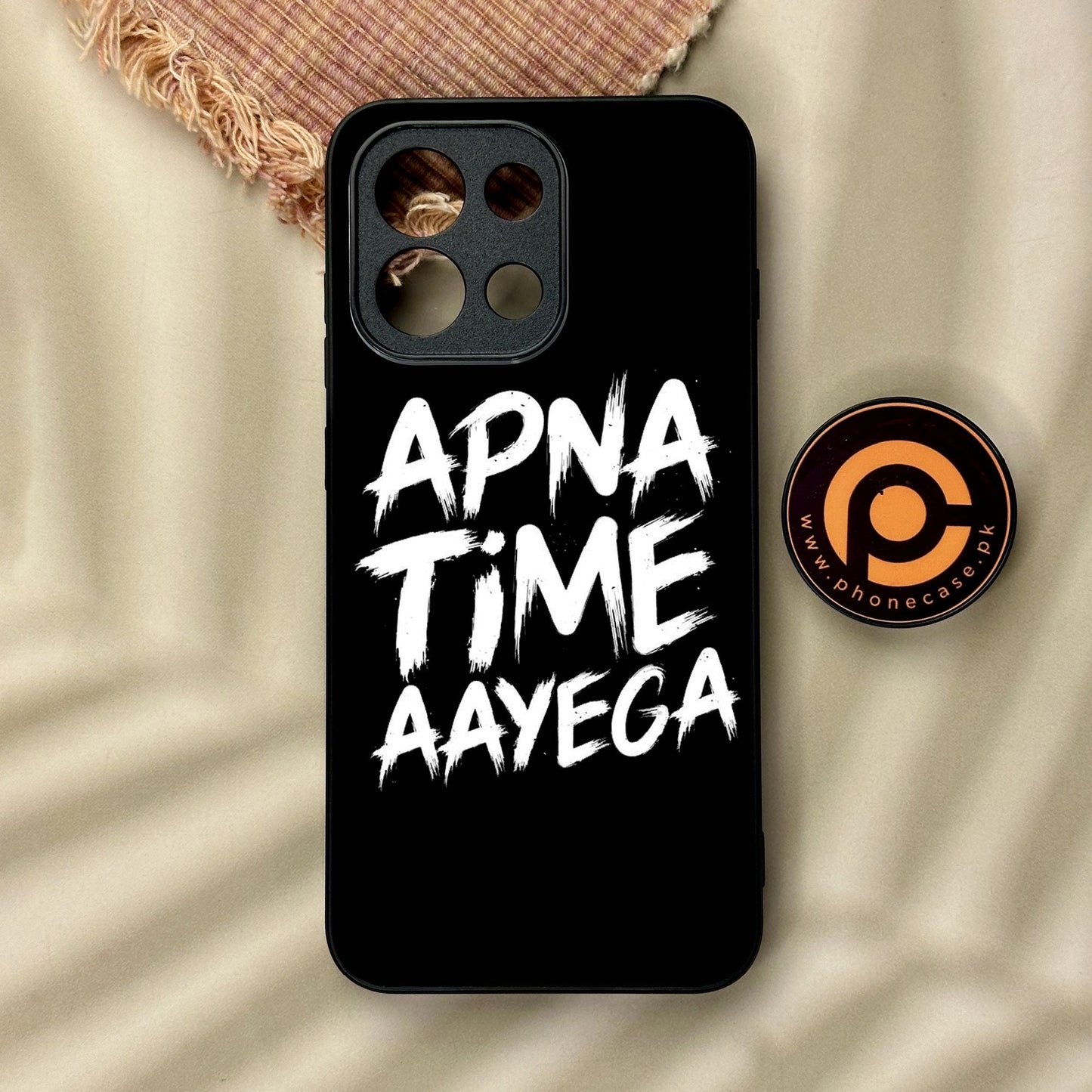 OnePlus 13T - Apna Time Ayega - Premium Metal Printed Soft Bumper Shock Proof Case
