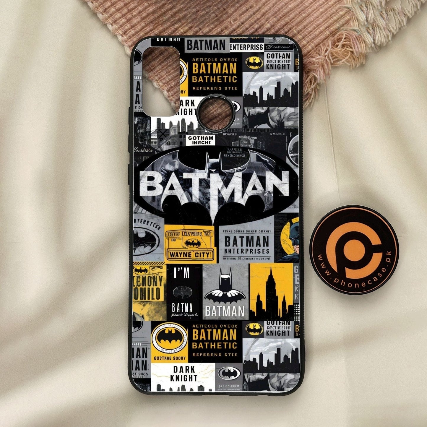 Honor 9X Lite - The Gotham Collage - Premium Metal Printed Soft Bumper Shock Proof Case