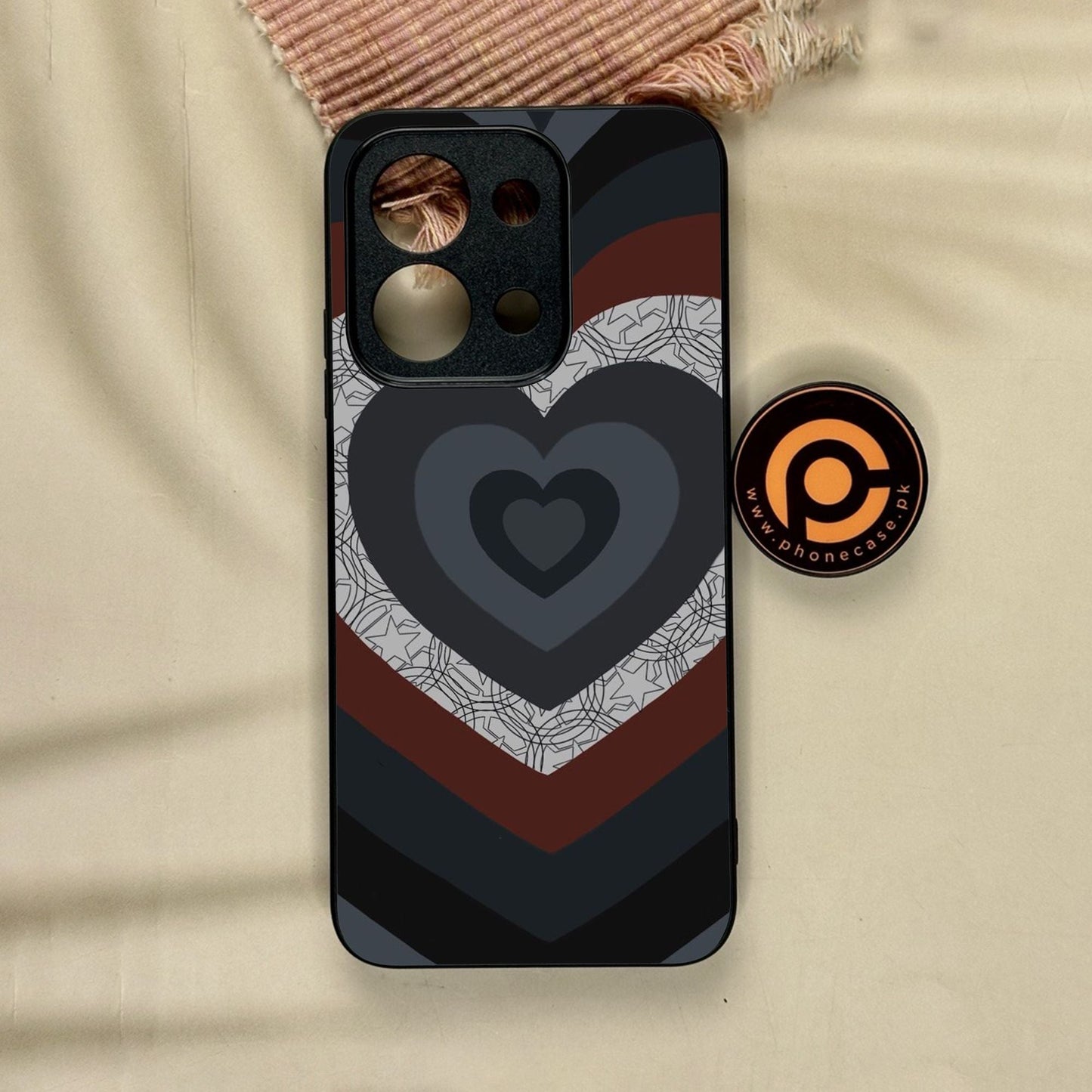 Xiaomi Redmi 15C - Heart 2.0 Design 7 - Premium Metal Printed Soft Bumper Shock Proof Case