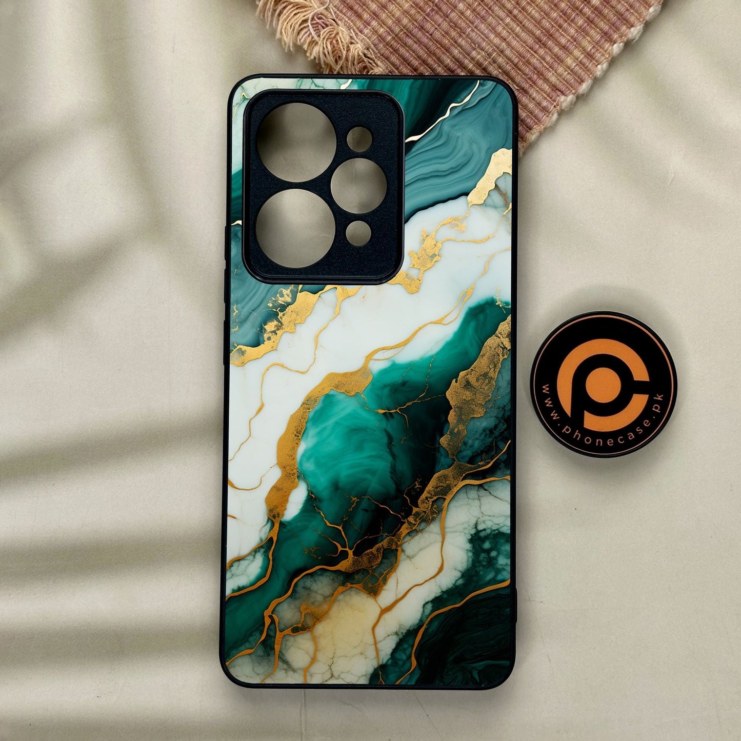 Realme 15 Pro - Liquid Design 3 - Premium Metal Printed Soft Bumper Shock Proof Case