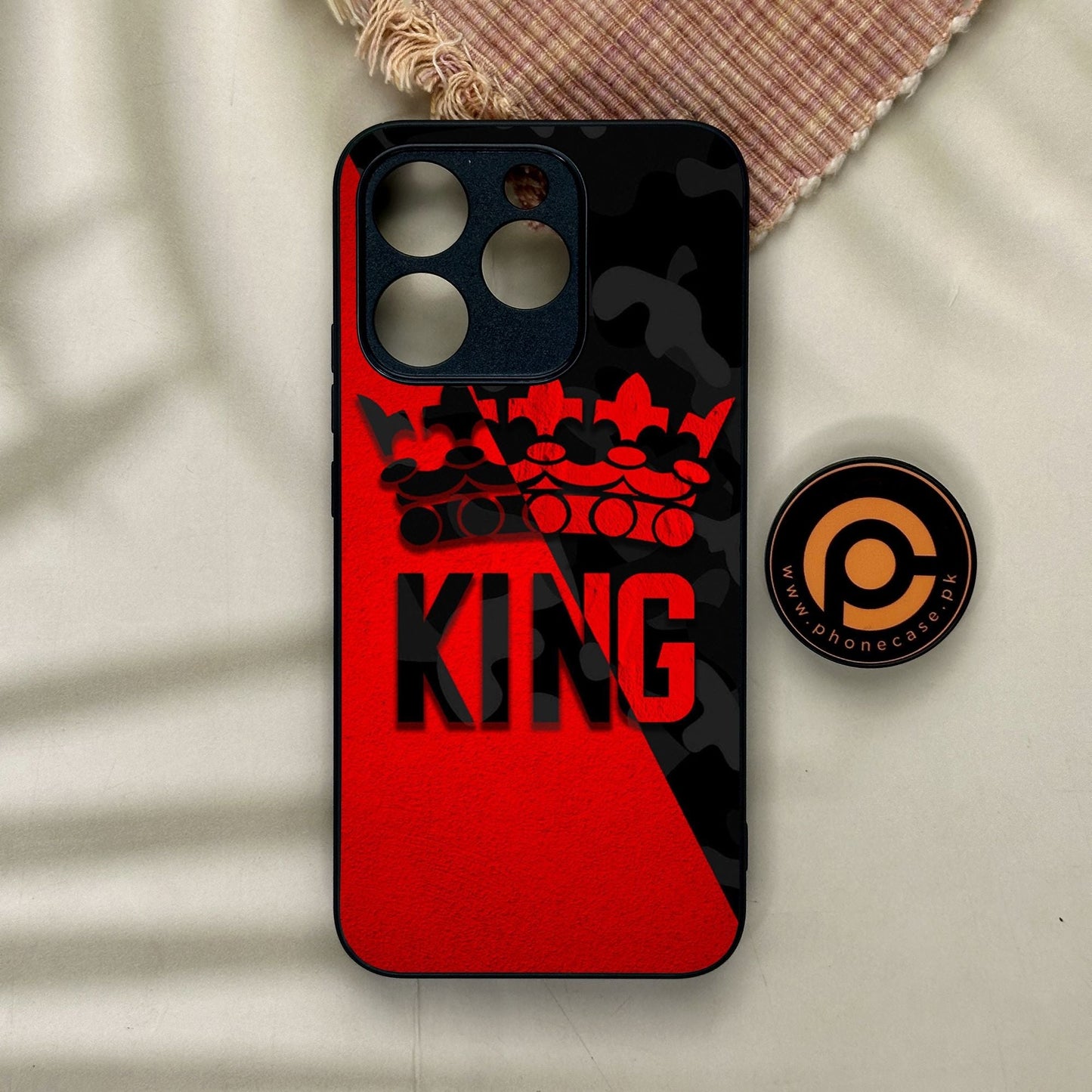 Realme 15T - King Design 6 - Premium Metal Printed Soft Bumper Shock Proof Case