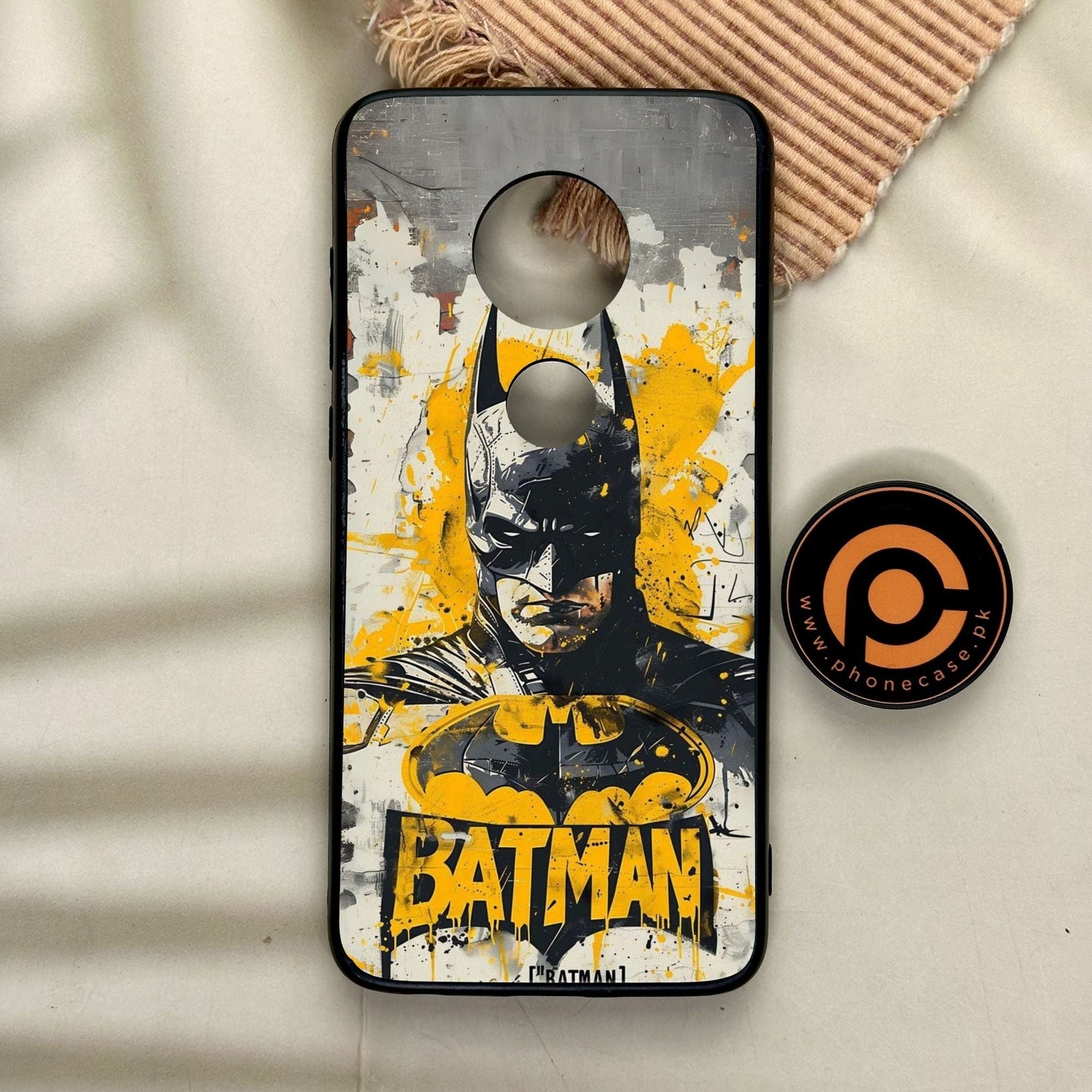 Motorola Moto G7 - Urban Knight - Premium Metal Printed Soft Bumper Shock Proof Case