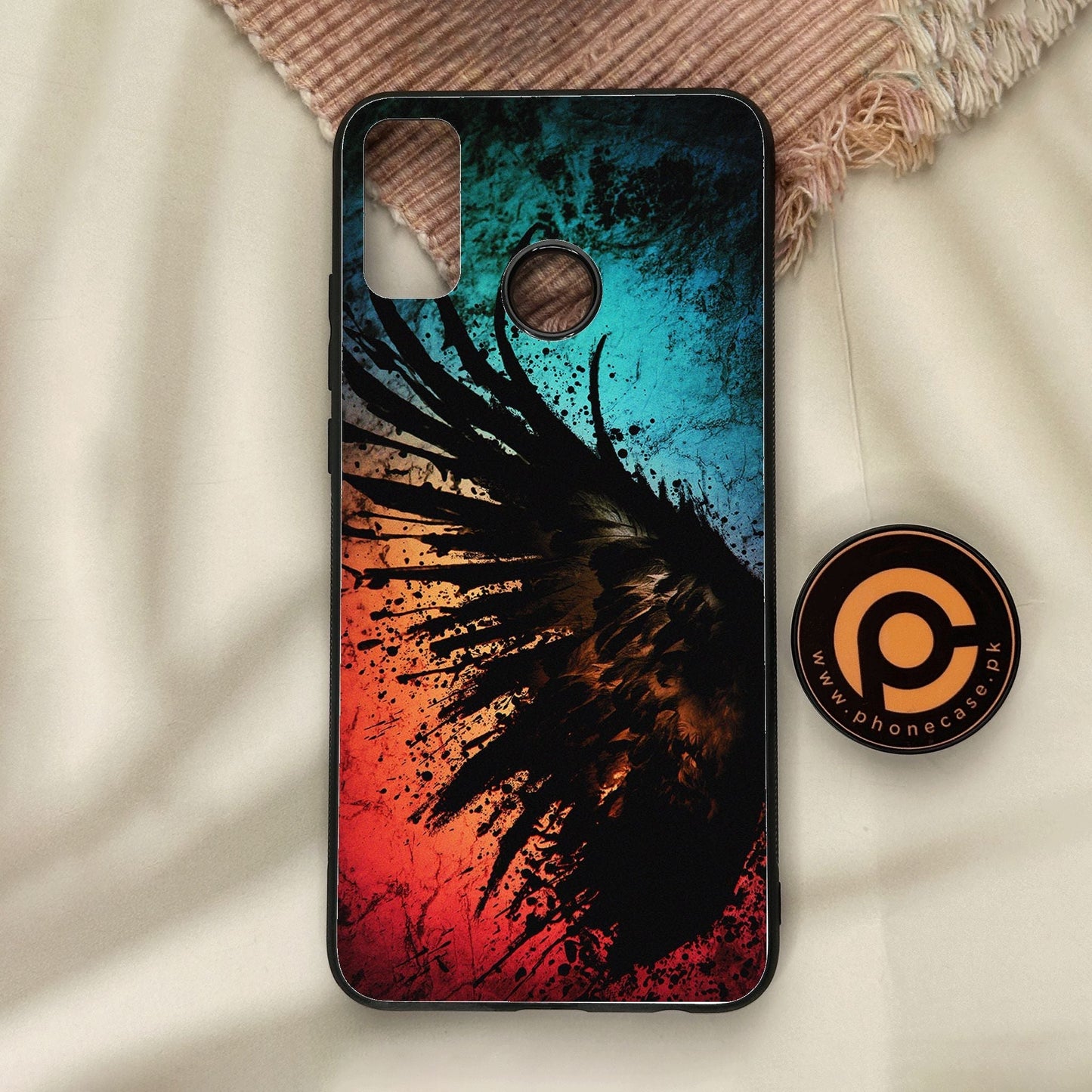 Honor 9X Lite - Angel 2.0 Design 9 - Premium Metal Printed Soft Bumper Shock Proof Case