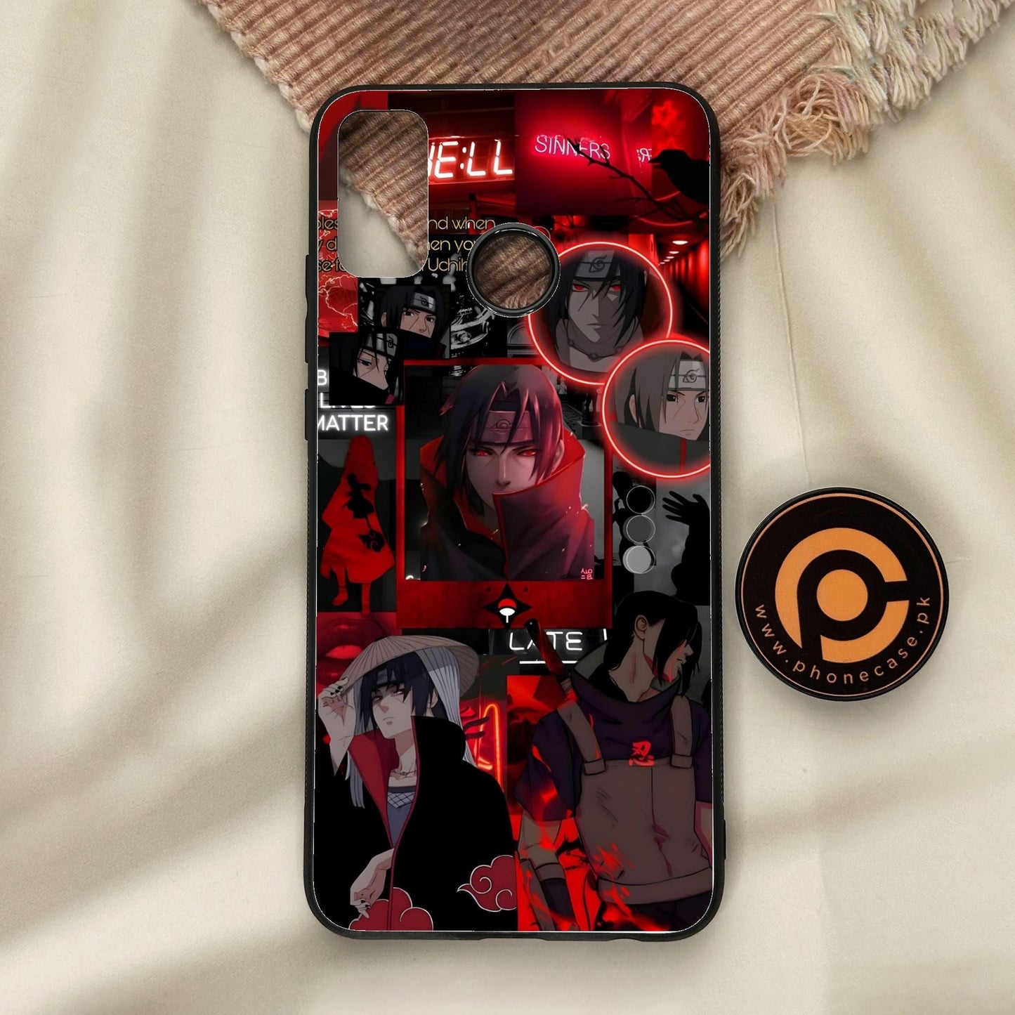 Honor 9X Lite - Itachi Aesthetic - Premium Metal Printed Soft Bumper Shock Proof Case