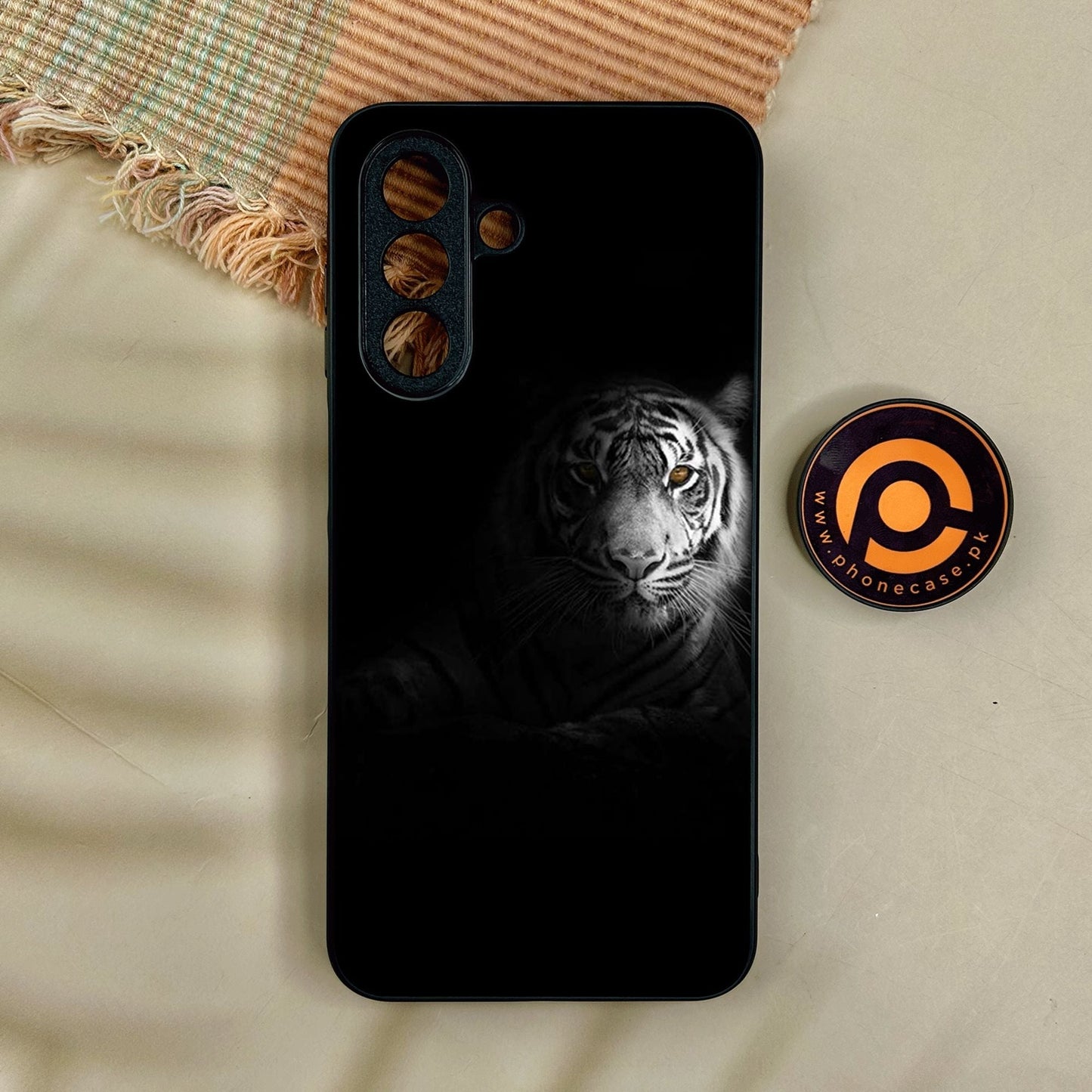 Samsung Galaxy A17 - Tiger Design 10 - Premium Metal Printed Soft Bumper Shock Proof Case