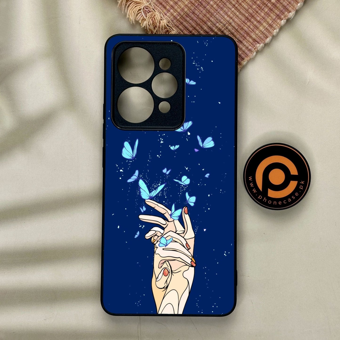 Realme 15 Pro - Butterflies Design 2 - Premium Metal Printed Soft Bumper Shock Proof Case