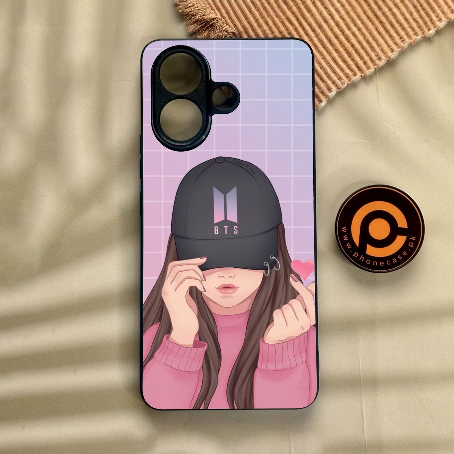 Vivo V60 Lite - Anime Girls Design 3 - Premium Metal Printed Soft Bumper Shock Proof Case