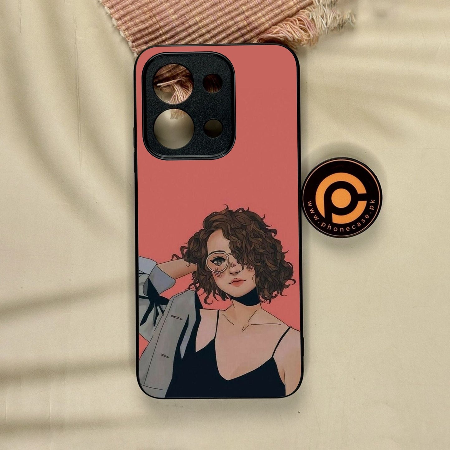 Xiaomi Redmi 15C - Anime Girls Design 6 - Premium Metal Printed Soft Bumper Shock Proof Case