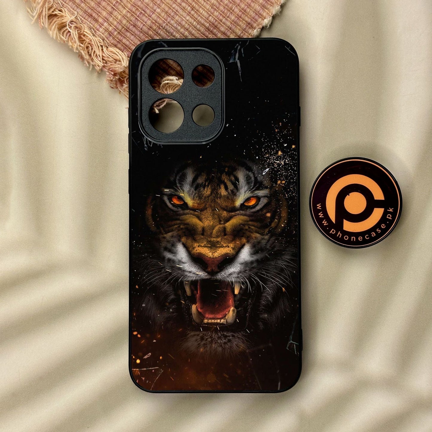 OnePlus 13T - Tiger Design 9 - Premium Metal Printed Soft Bumper Shock Proof Case