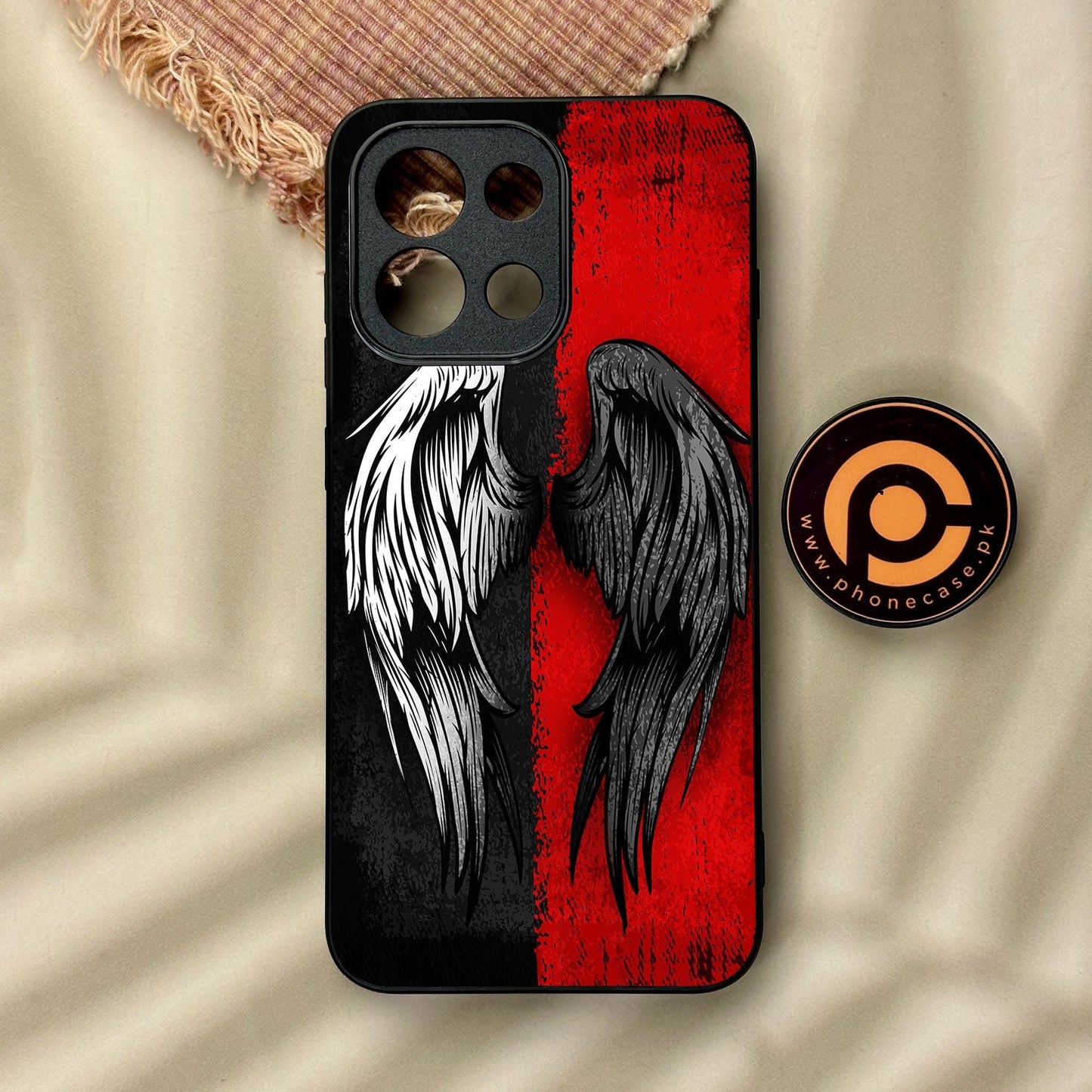 OnePlus 13T - Angel 2.0 Design 10 - Premium Metal Printed Soft Bumper Shock Proof Case