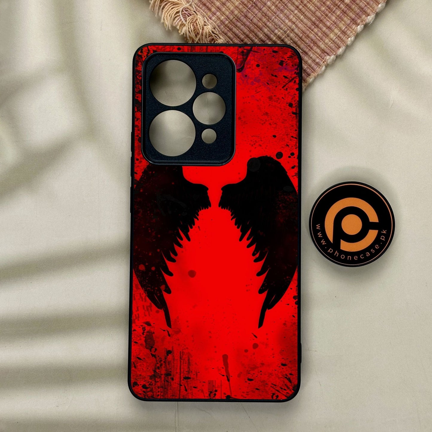 Realme 15 - Angel 2.0 Design 3 - Premium Metal Printed Soft Bumper Shock Proof Case