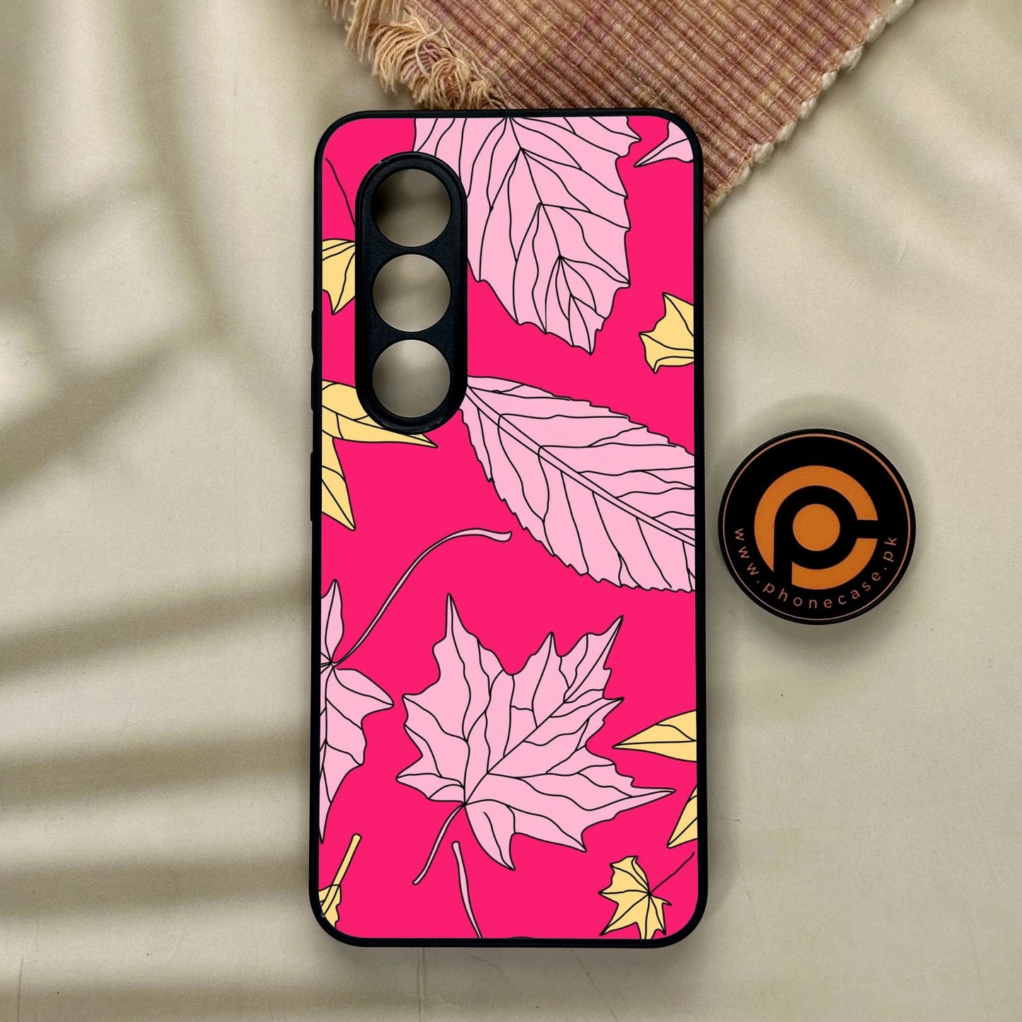 Itel S25 - Floral Series Design 6 - Premium Metal Printed Soft Bumper Shock Proof Case