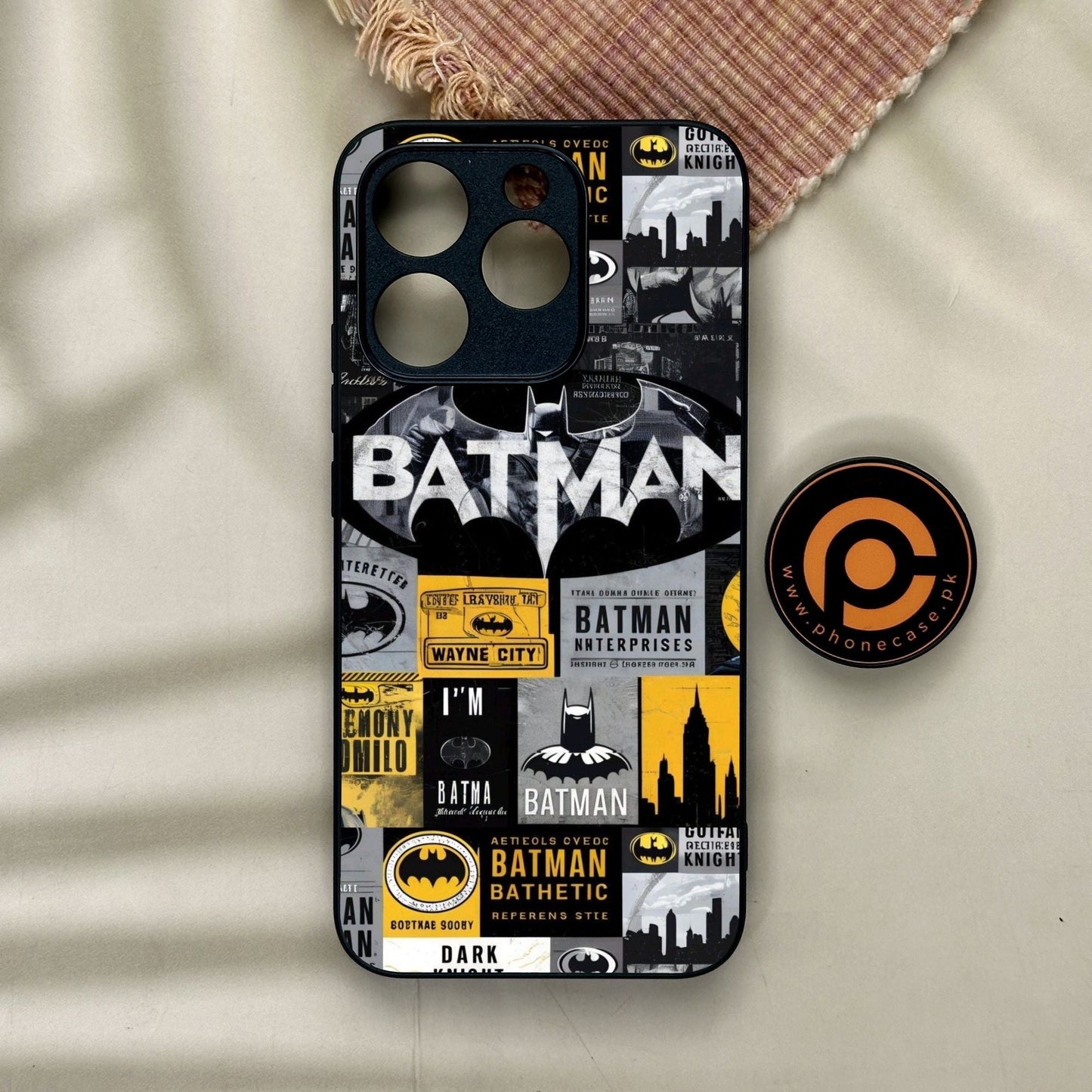 Realme 15T - The Gotham Collage - Premium Metal Printed Soft Bumper Shock Proof Case