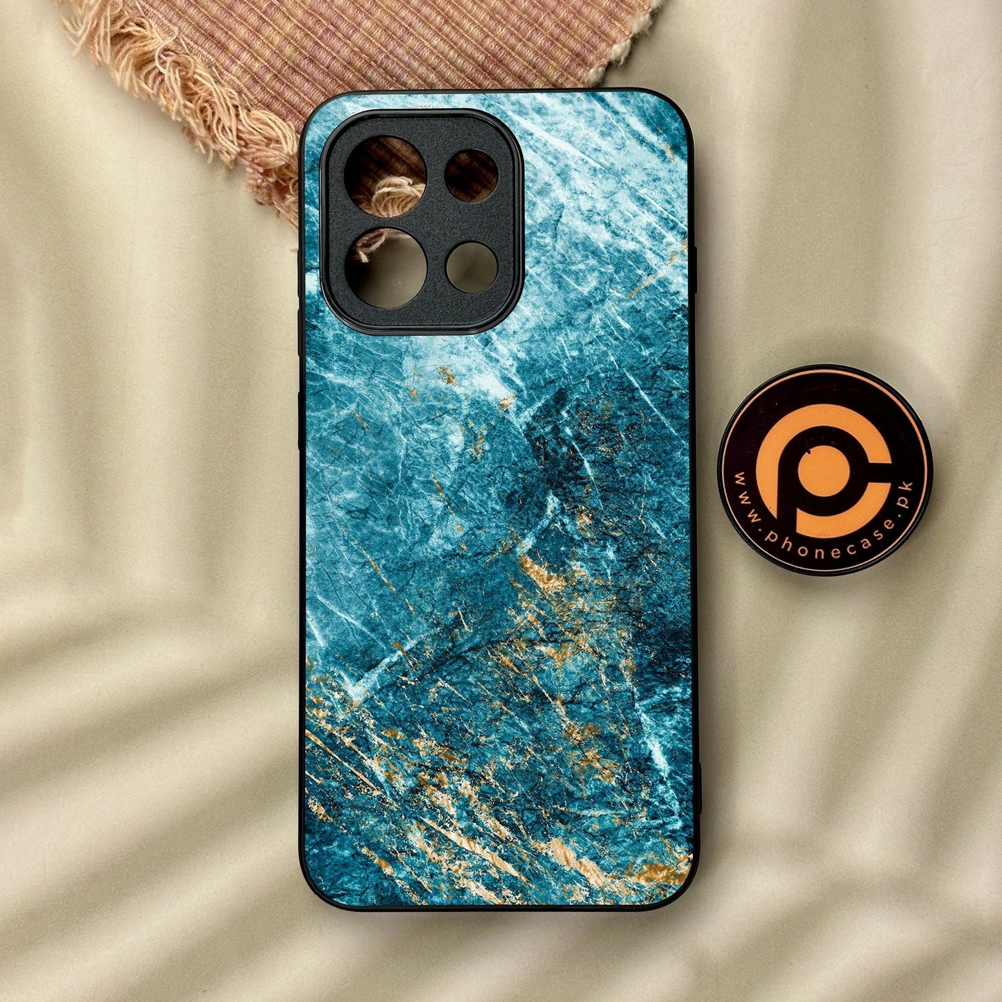 OnePlus 13T - Blue 2.0 Design 10 - Premium Metal Printed Soft Bumper Shock Proof Case