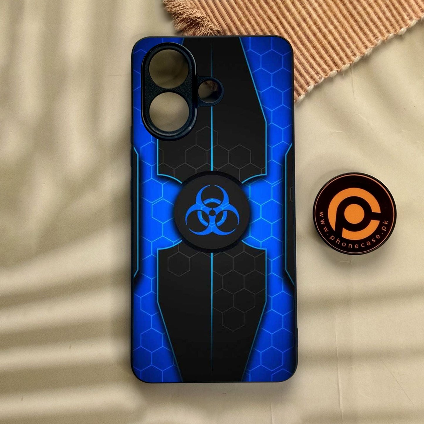 Vivo V60 Lite - Biohazard Design 1 - Premium Metal Printed Soft Bumper Shock Proof Case