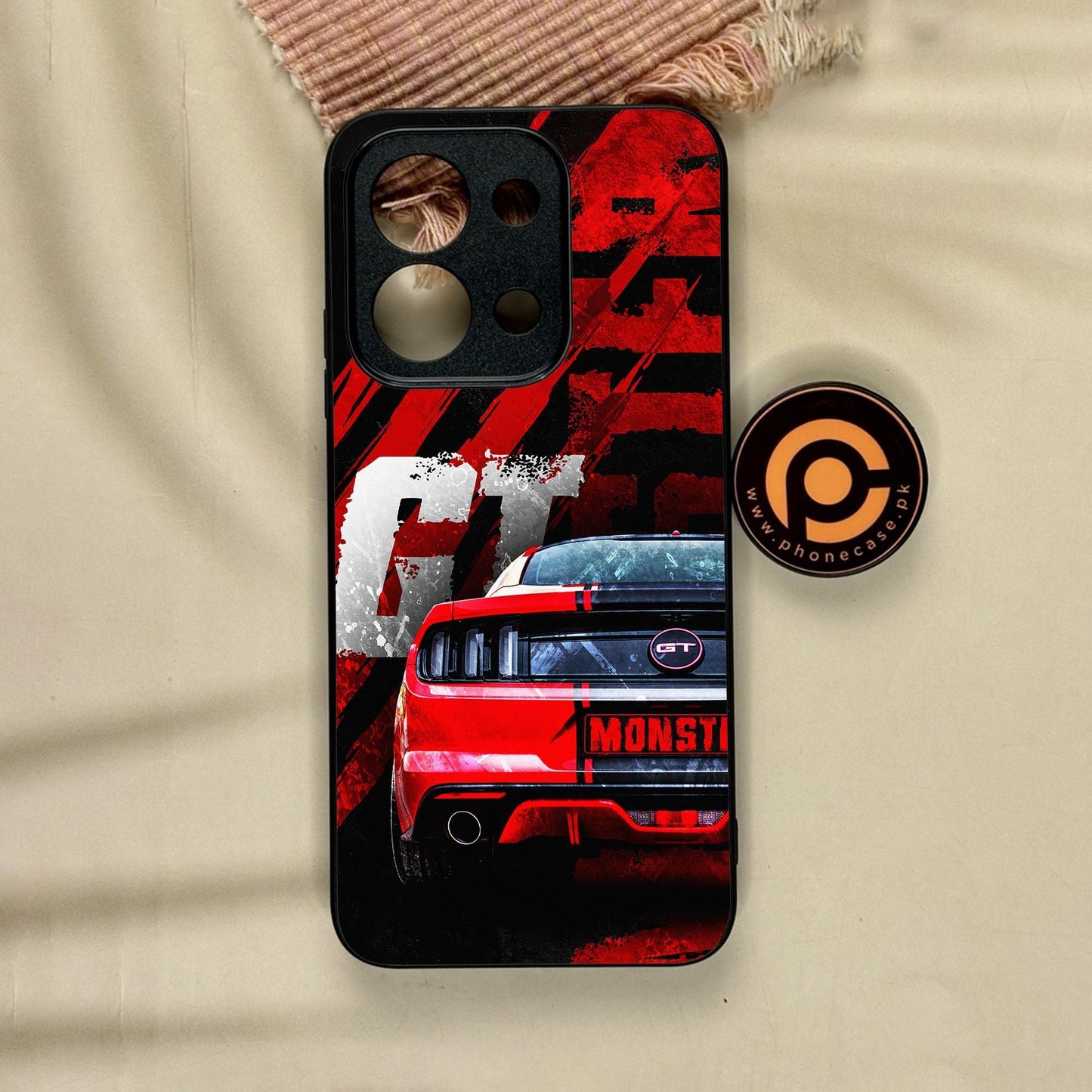 Xiaomi Redmi 15C - Speed Shift Racing Car - Premium Metal Printed Soft Bumper Shock Proof Case