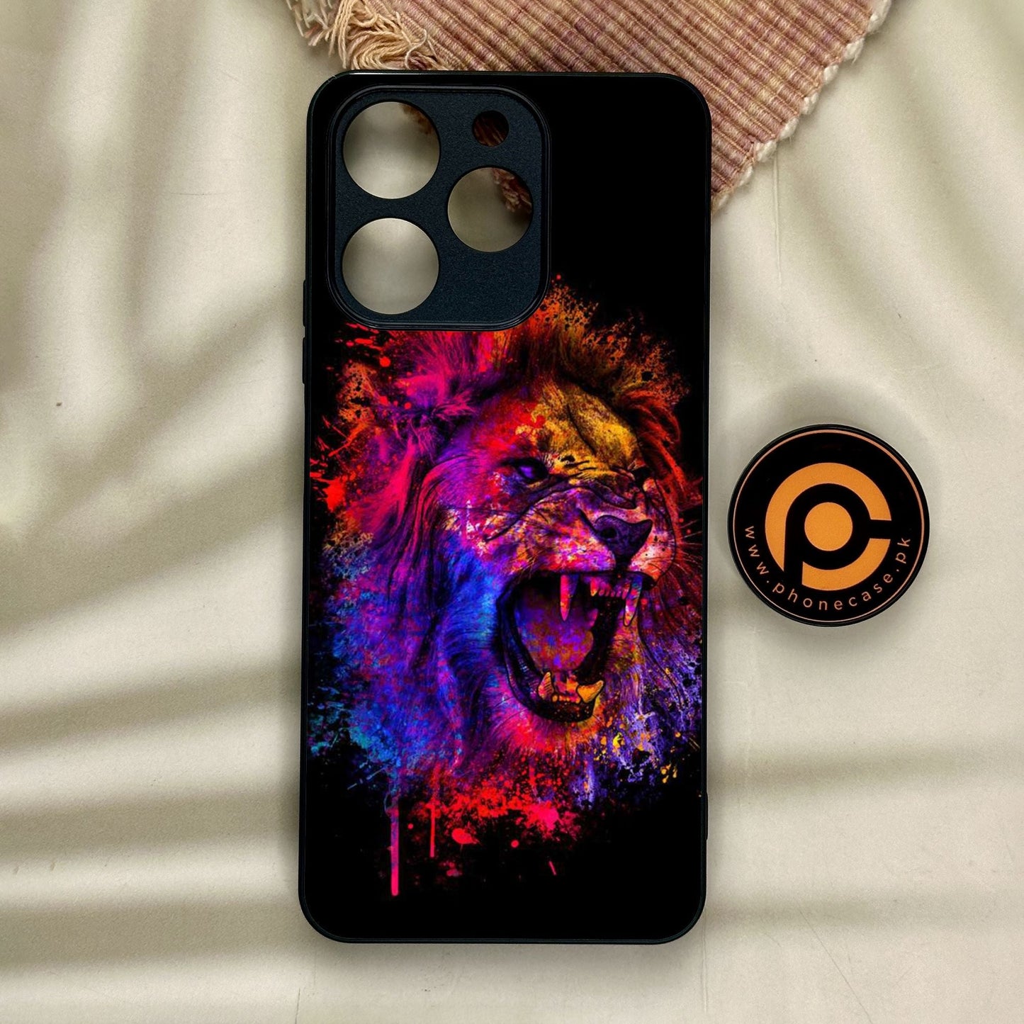 Realme Note 70 - Tiger 2.0 Design 5 - Premium Metal Printed Soft Bumper Shock Proof Case