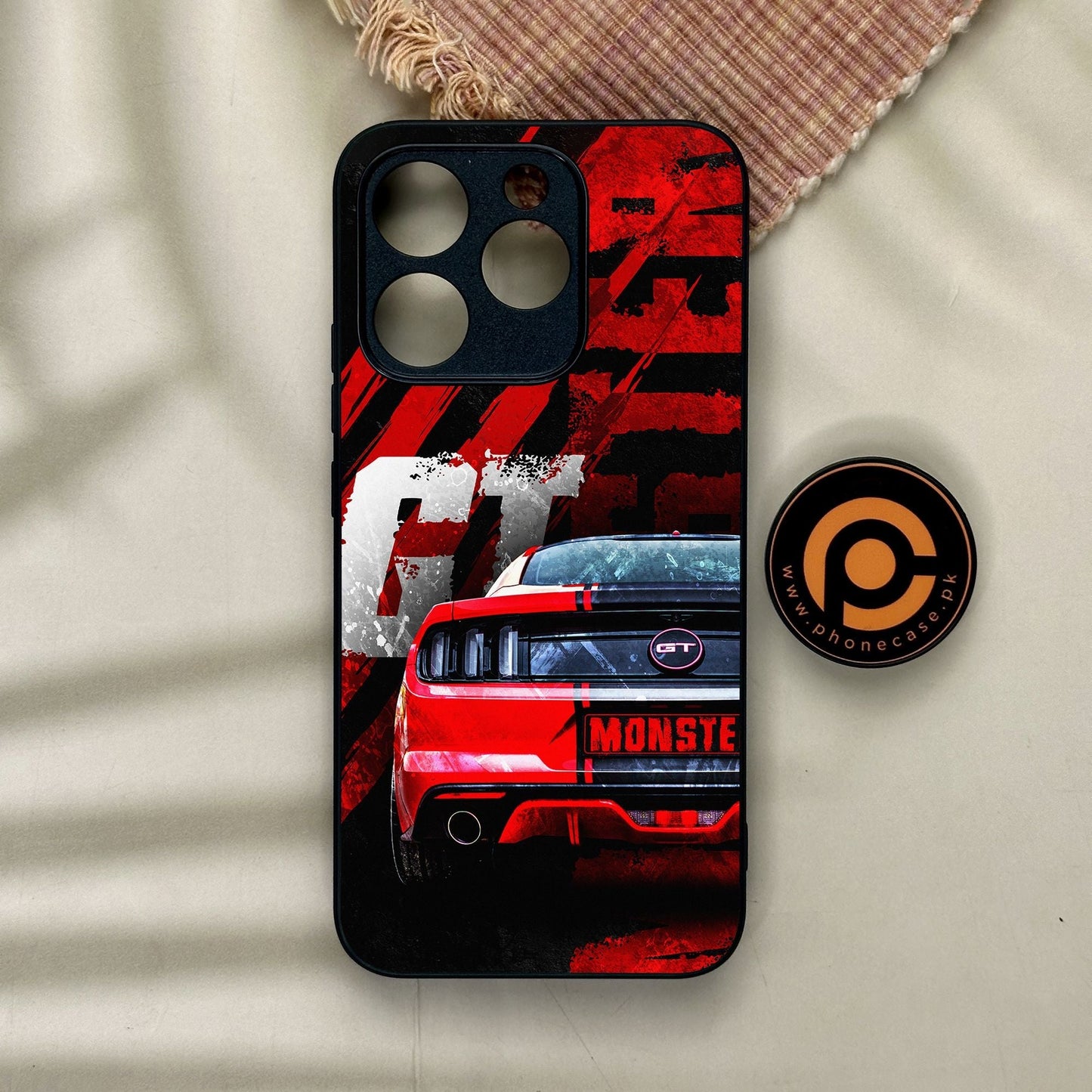 Realme 15T - Speed Shift Racing Car - Premium Metal Printed Soft Bumper Shock Proof Case