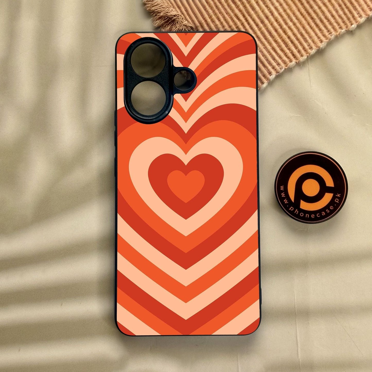 Vivo V60 Lite - Heartbeat Design 9 - Premium Metal Printed Soft Bumper Shock Proof Case