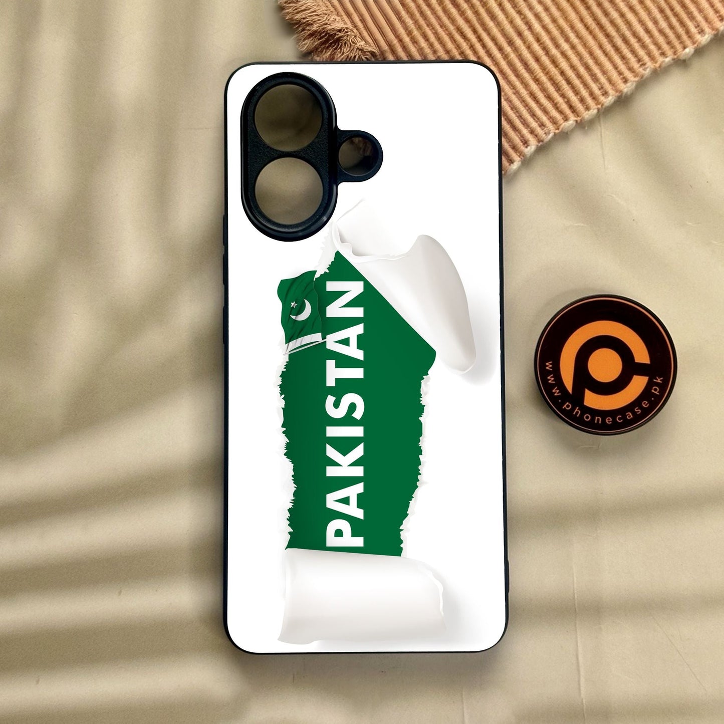 Vivo V60 Lite - Pakistan Design 3 - Premium Metal Printed Soft Bumper Shock Proof Case