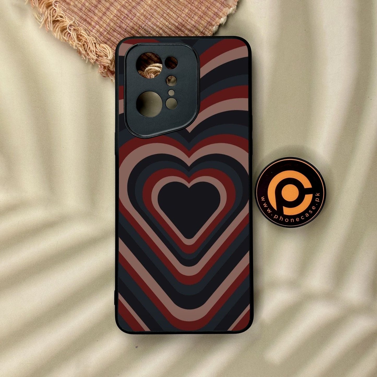 Oppo Find X5 Pro - Heart 2.0 Design 4 - Premium Metal Printed Soft Bumper Shock Proof Case