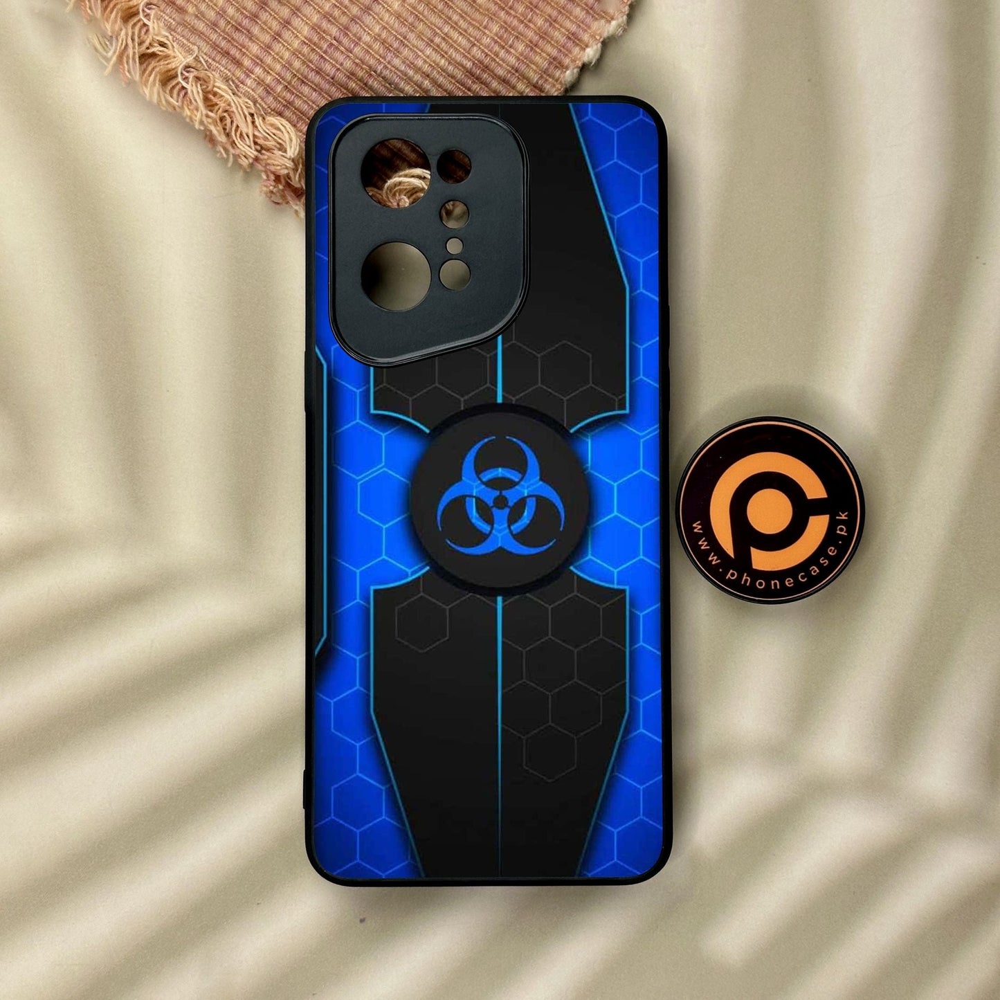 Oppo Find X5 Pro - Biohazard Design 1 - Premium Metal Printed Soft Bumper Shock Proof Case