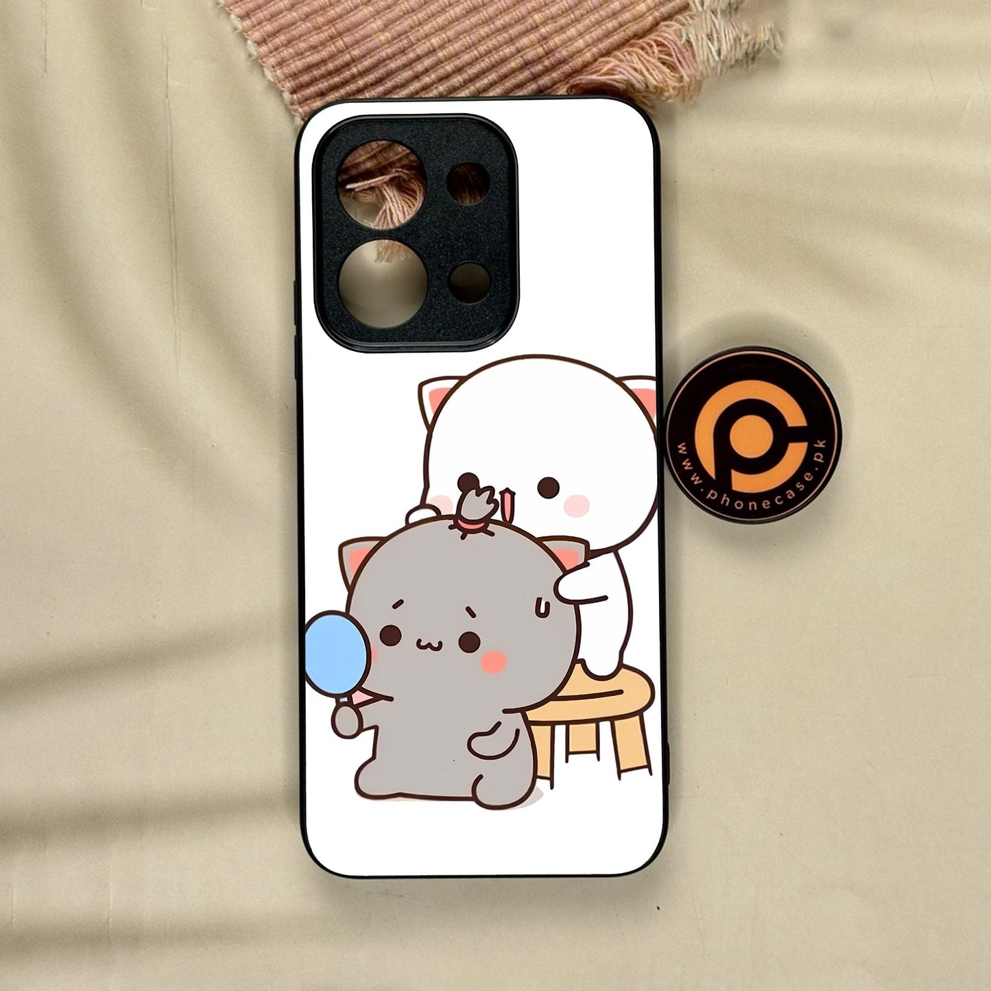 Xiaomi Redmi 15C - Cute Bubu Dudu Design 7 - Premium Metal Printed Soft Bumper Shock Proof Case